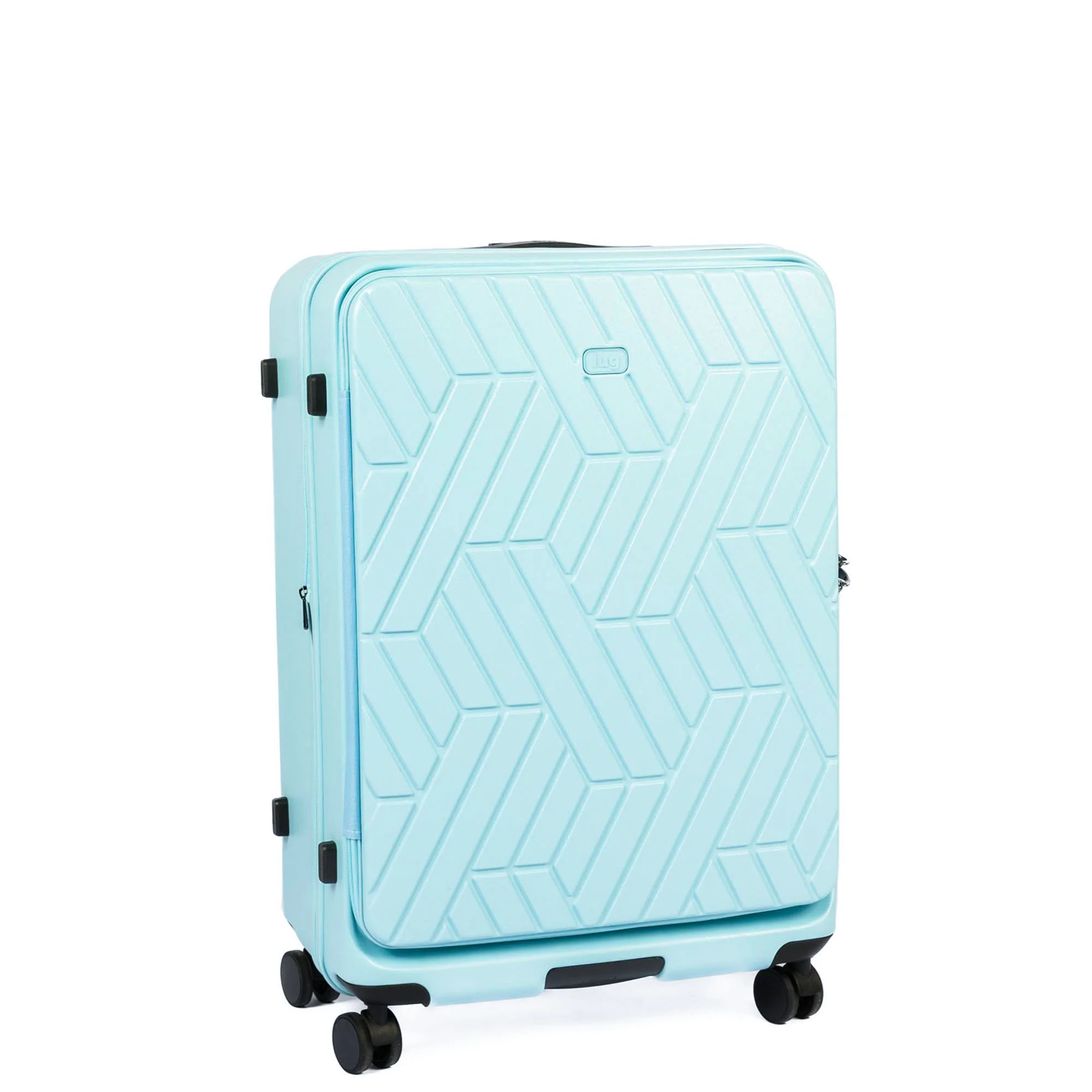 Box Truck Hard Sided Wheelie Checked Bag - Image 13