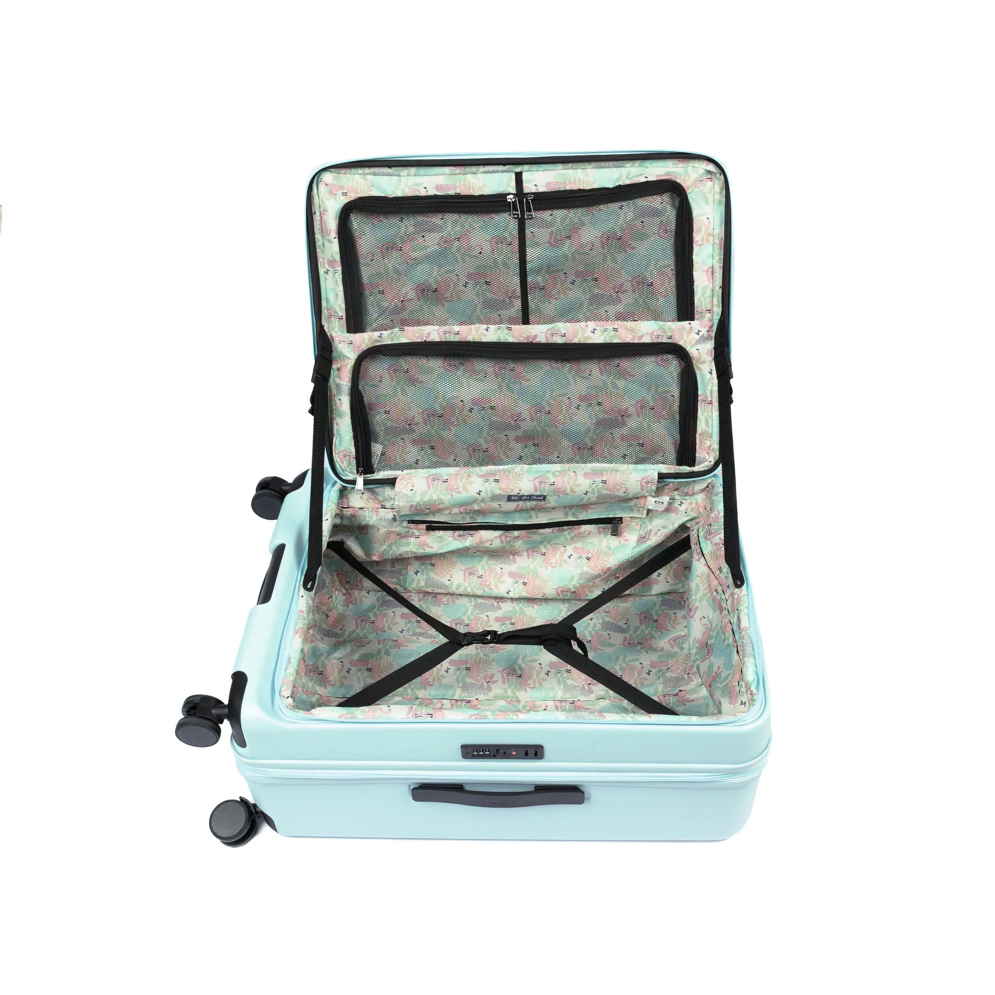 Box Truck Hard Sided Wheelie Checked Bag - Image 17