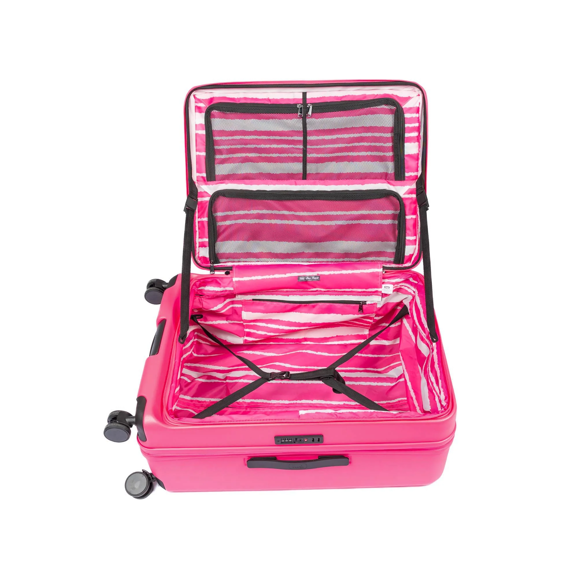 Box Truck Hard Sided Wheelie Checked Bag - Image 41