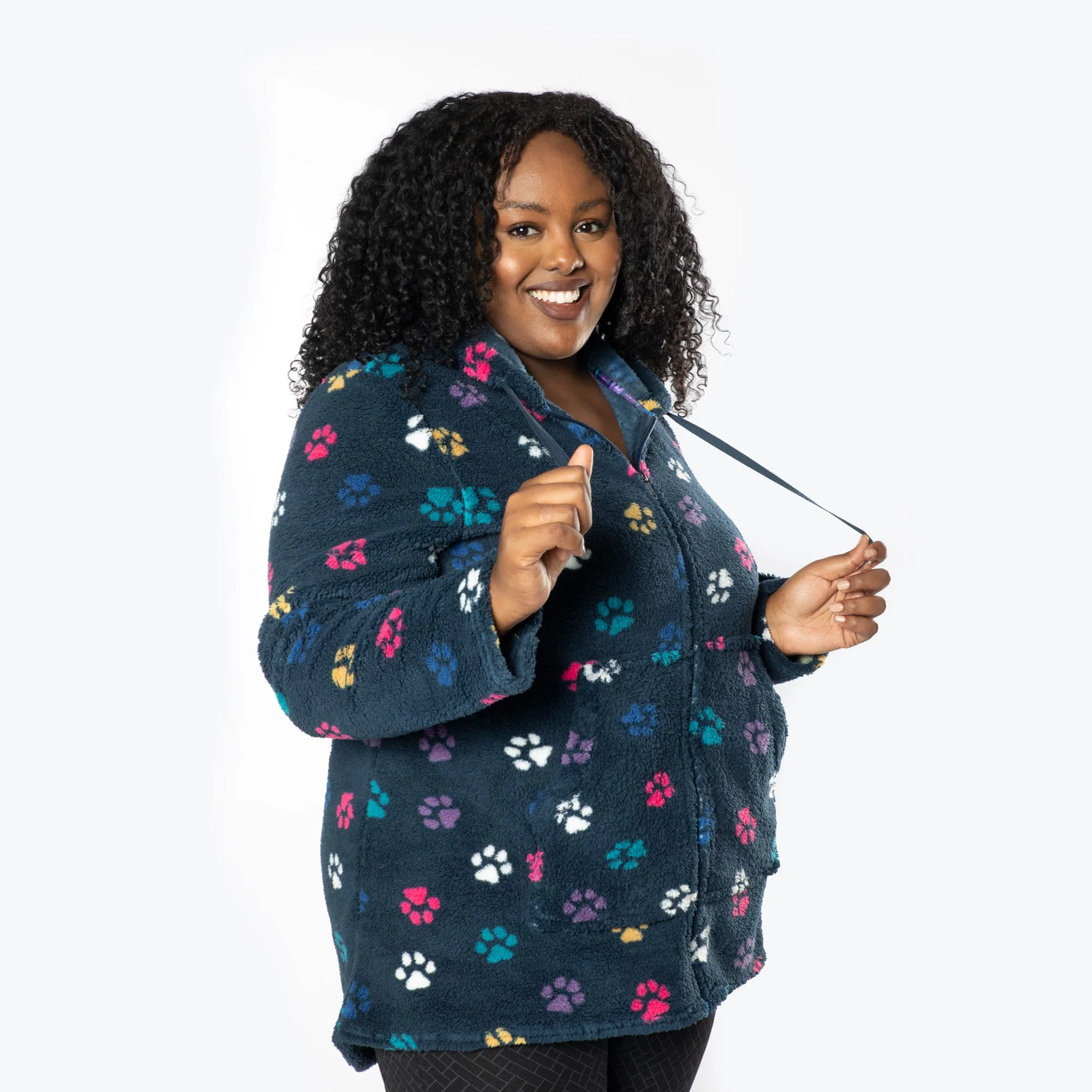 Echo Sherpa Zipper Cardigan - Image 41