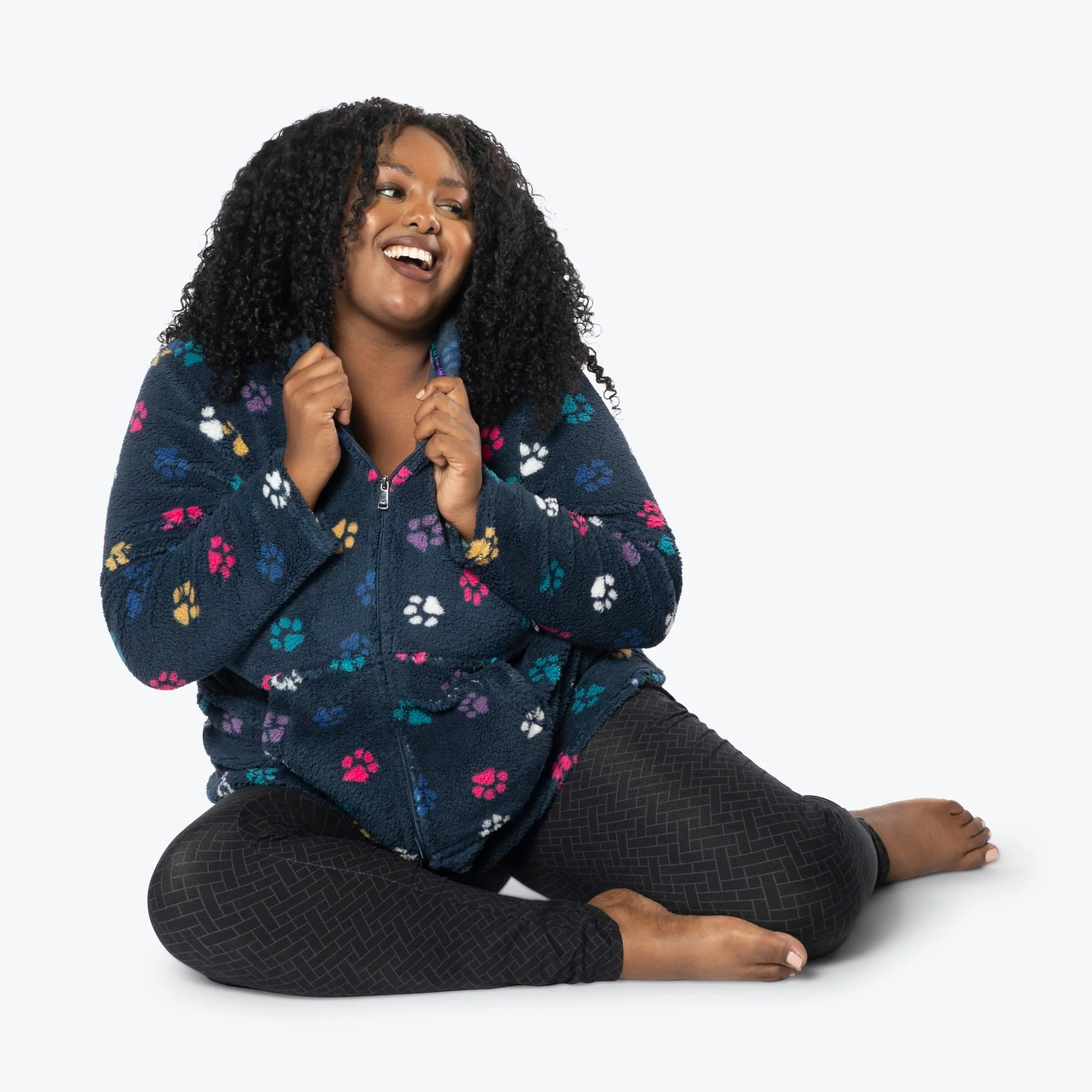 Echo Sherpa Zipper Cardigan - Image 44