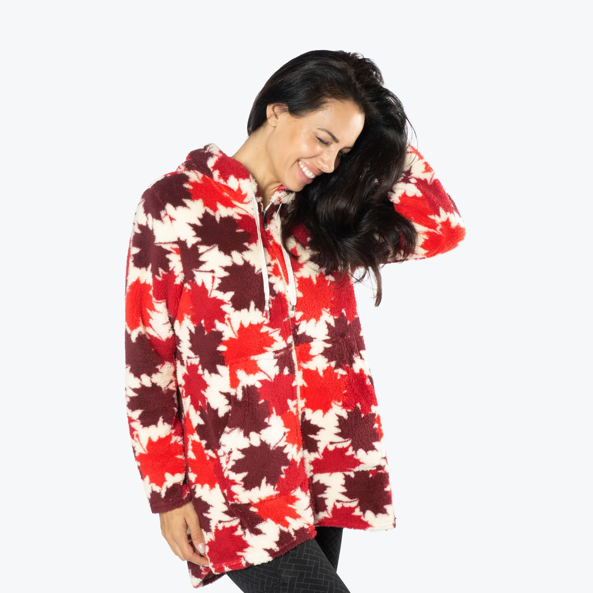 Echo Sherpa Zipper Cardigan - Image 47