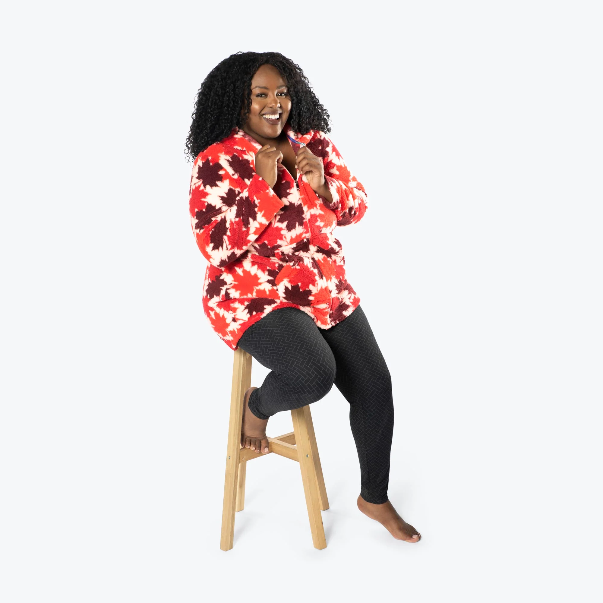 Echo Sherpa Zipper Cardigan - Image 56