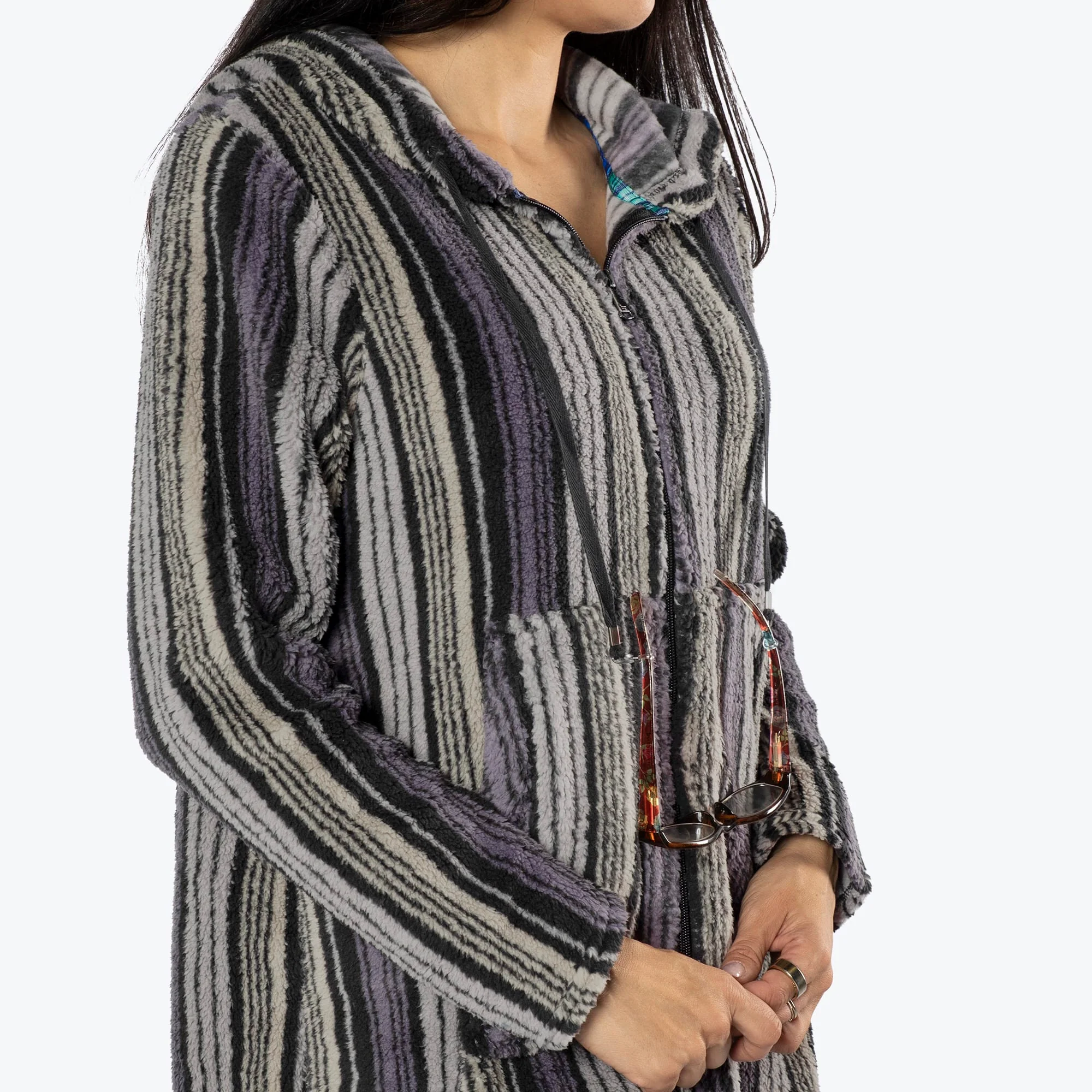 Echo Sherpa Zipper Cardigan - Image 63