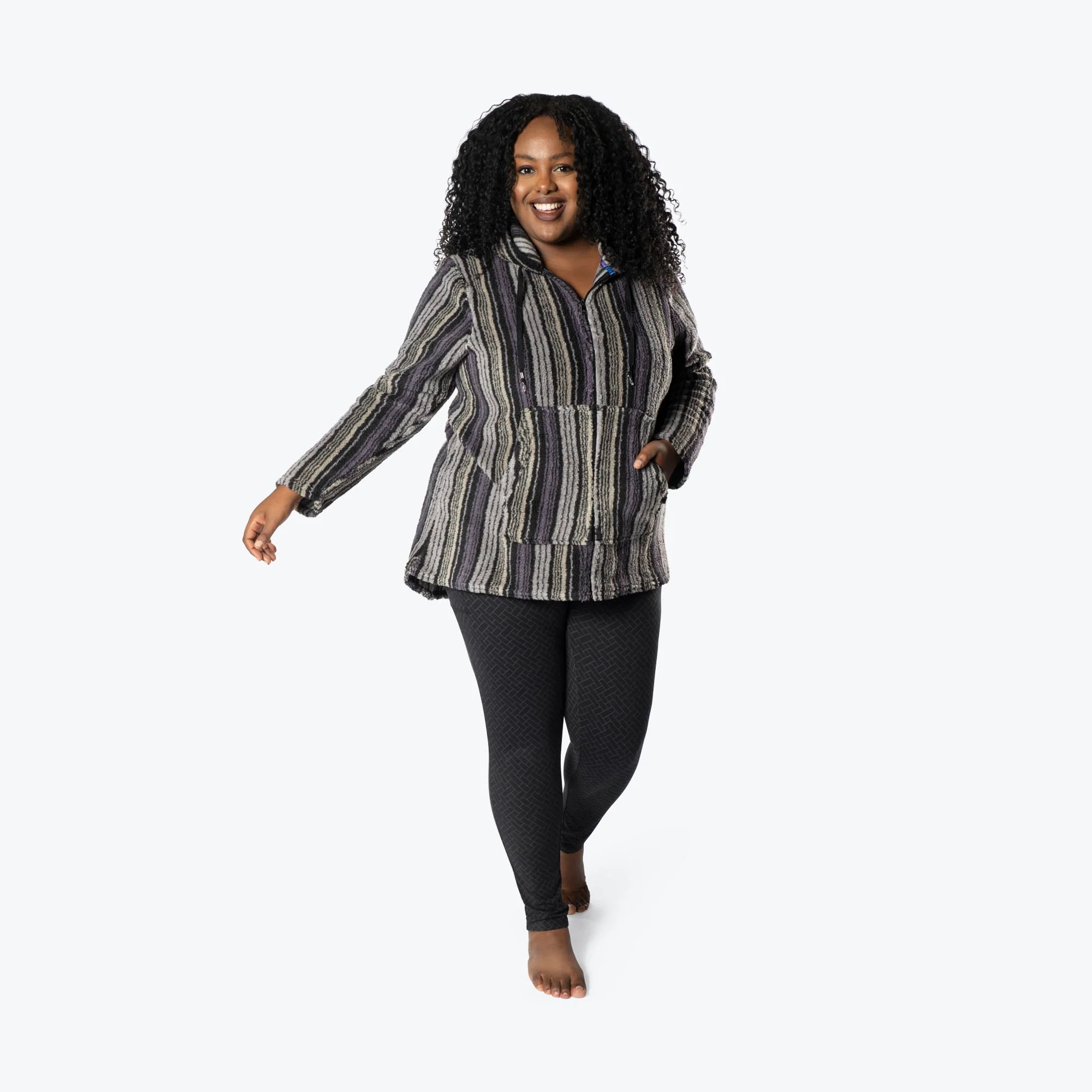 Echo Sherpa Zipper Cardigan - Image 66