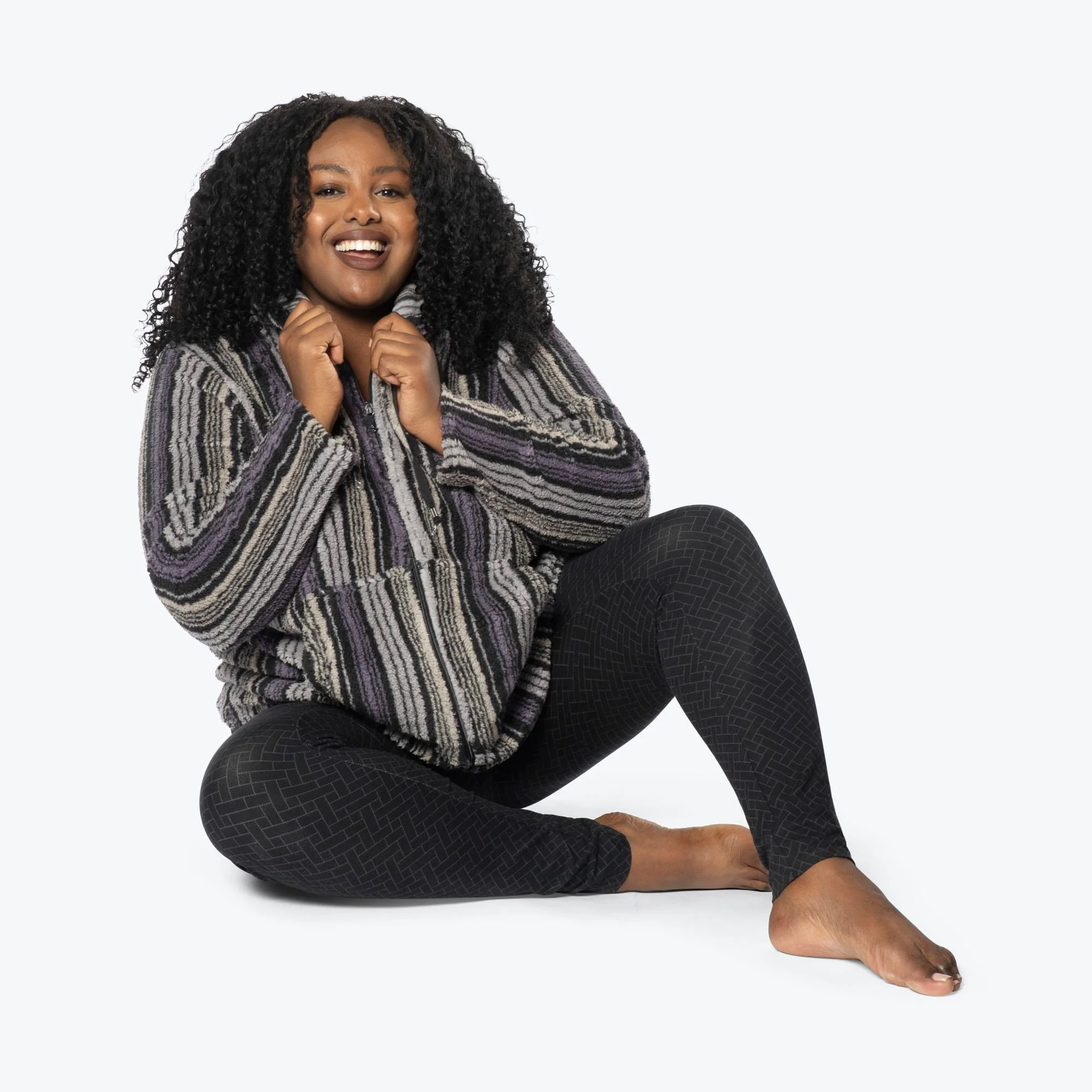 Echo Sherpa Zipper Cardigan - Image 68