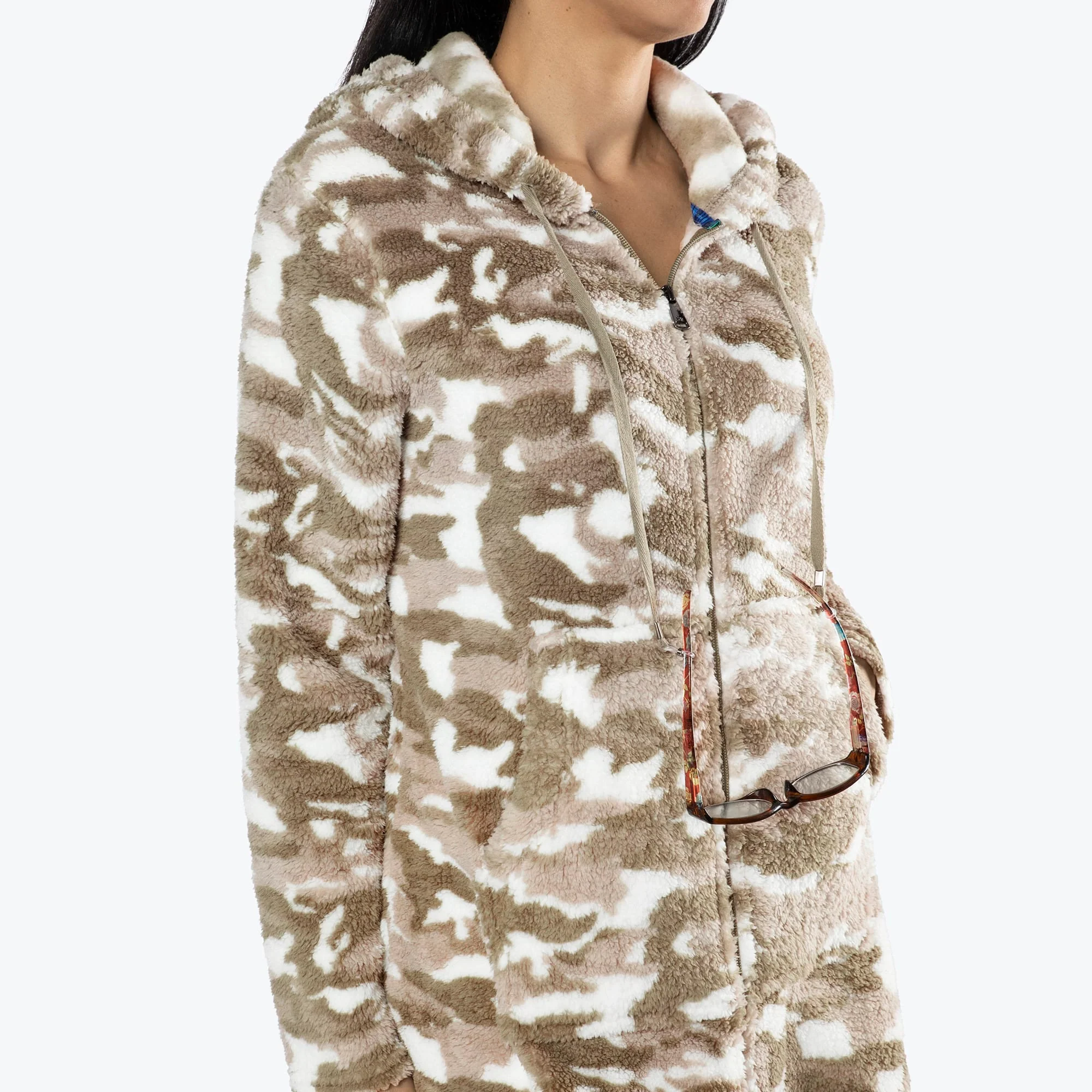 Echo Sherpa Zipper Cardigan - Image 75