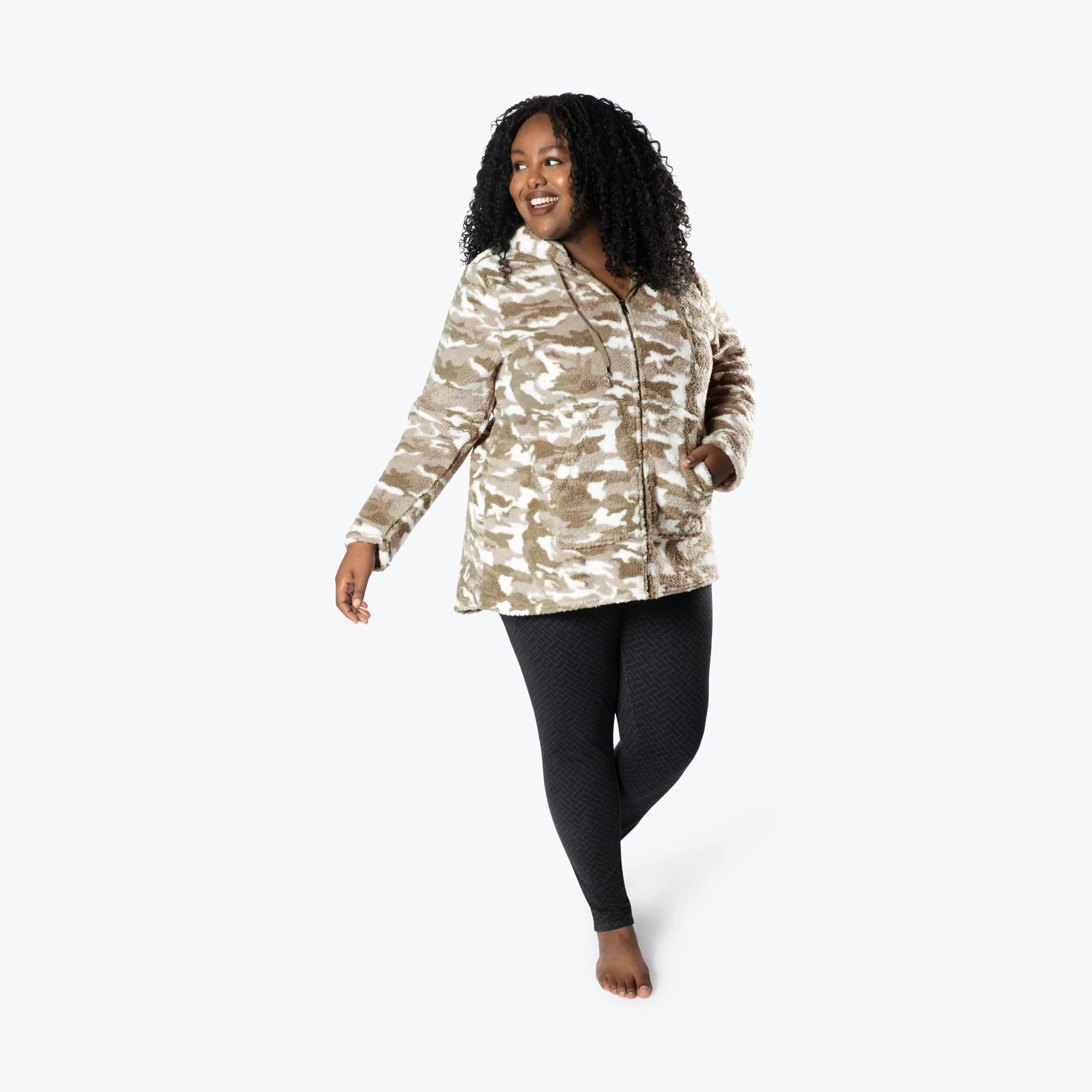 Echo Sherpa Zipper Cardigan - Image 78