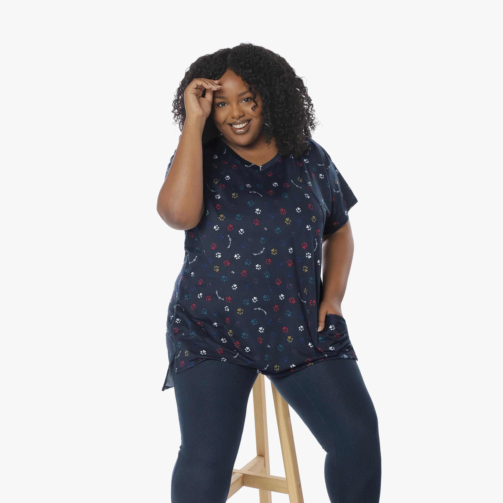 Hopper High Low Tunic Top - Image 123