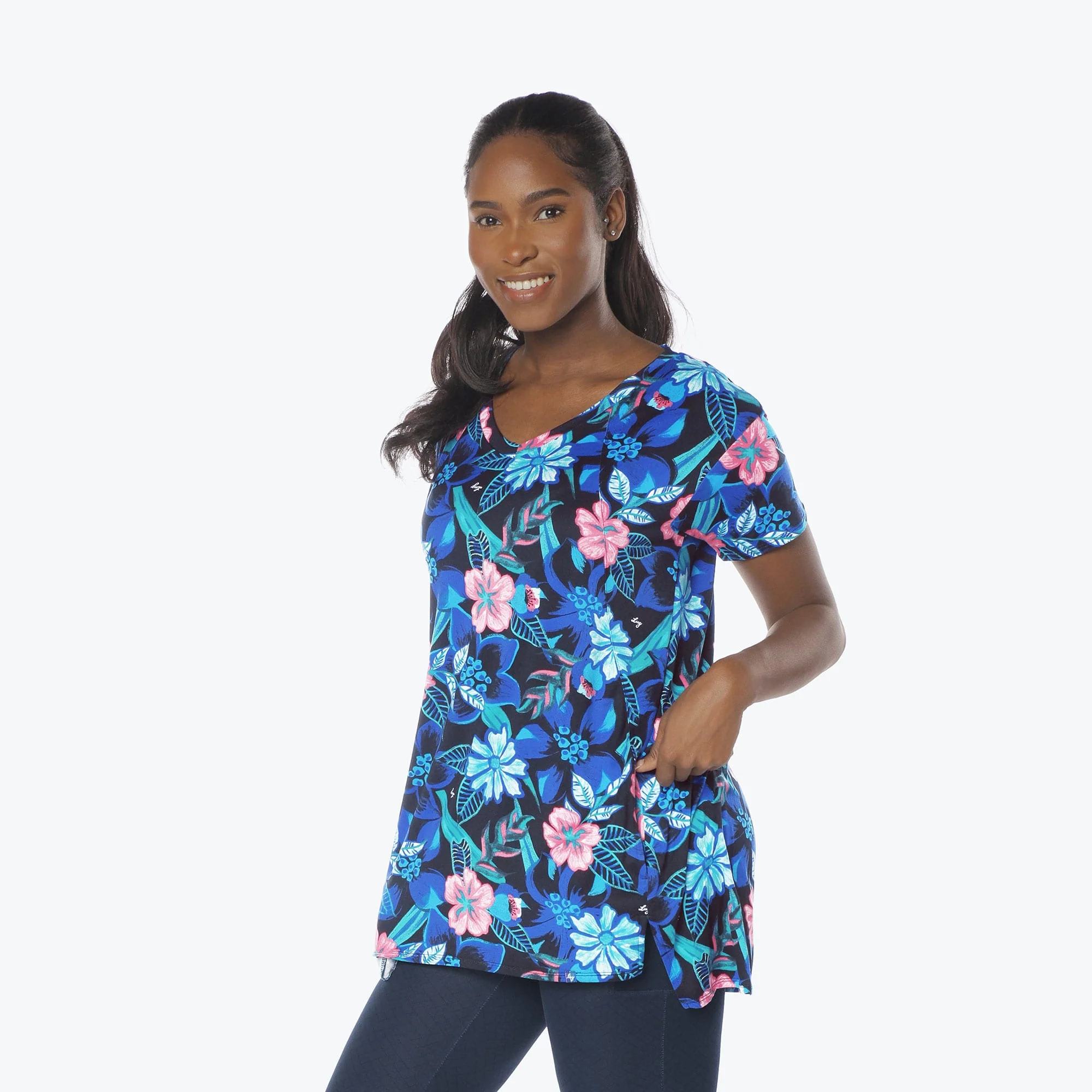 Hopper High Low Tunic Top - Image 127