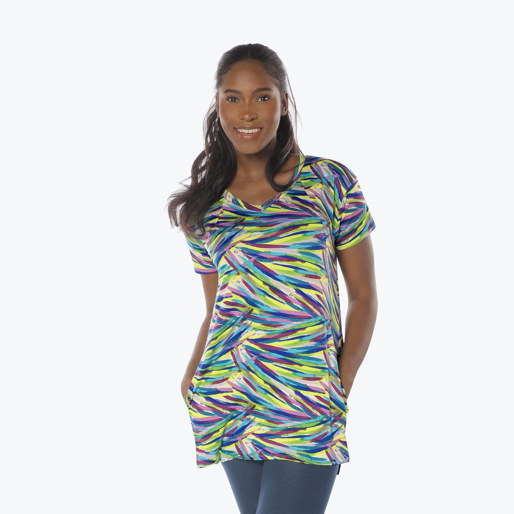 Hopper High Low Tunic Top - Image 40