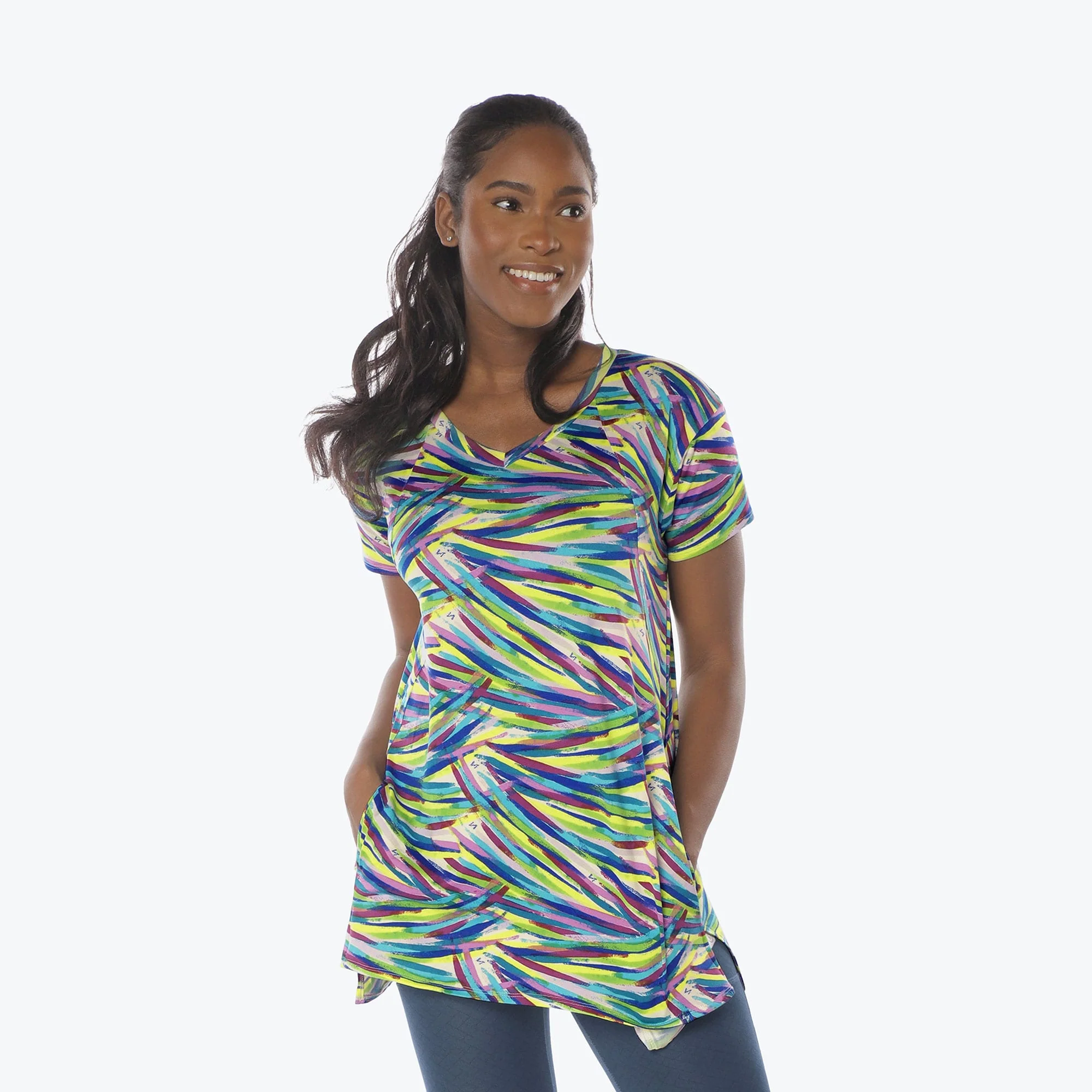 Hopper High Low Tunic Top - Image 43