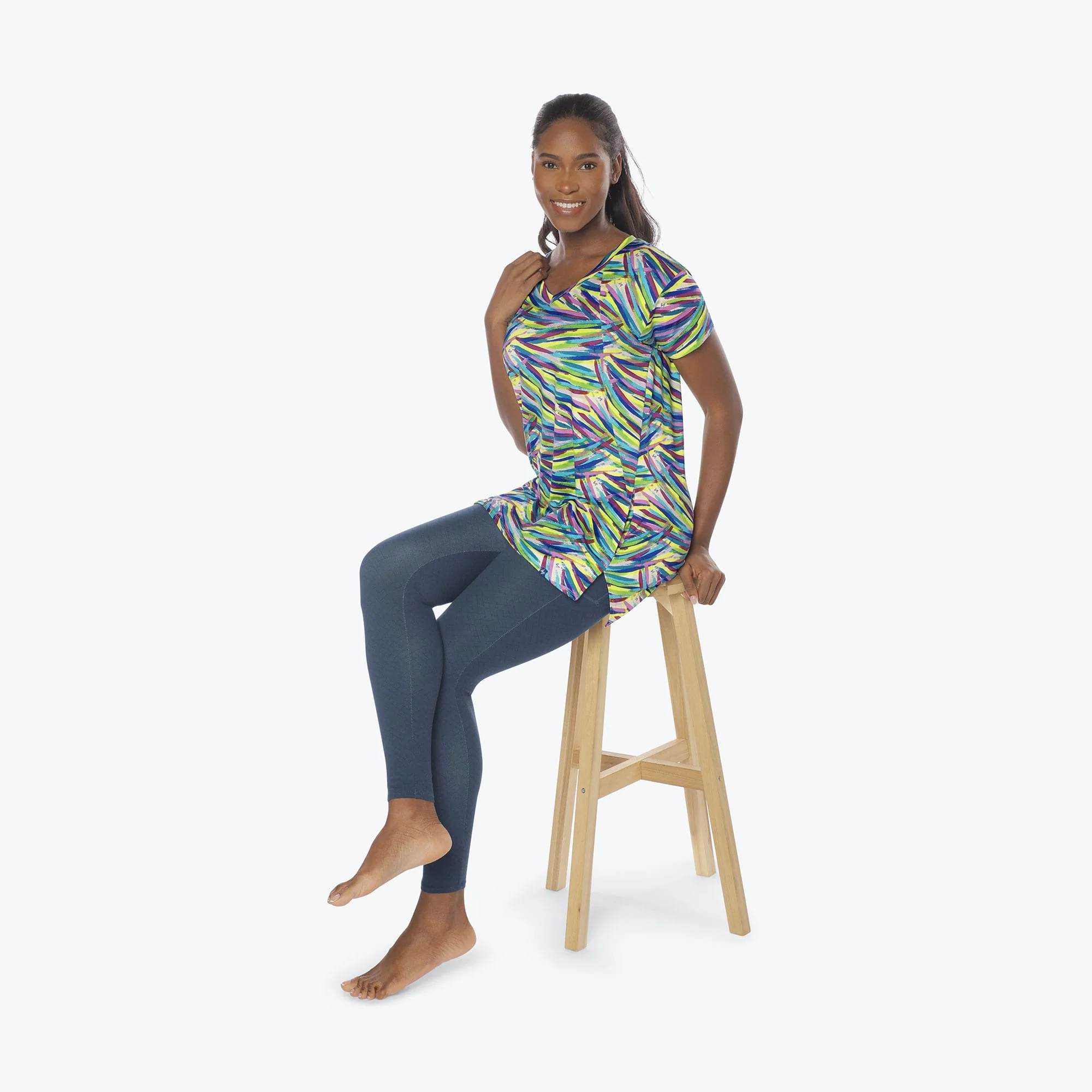 Hopper High Low Tunic Top - Image 46