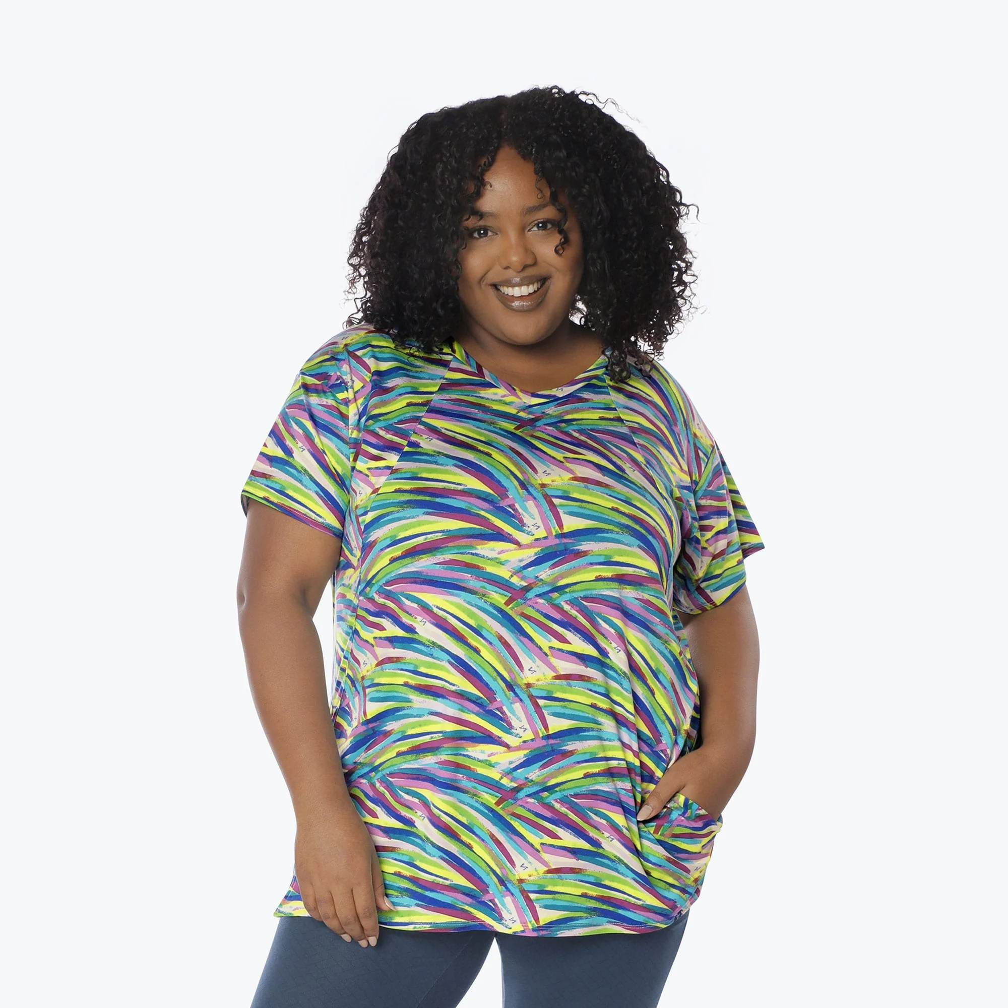 Hopper High Low Tunic Top - Image 48