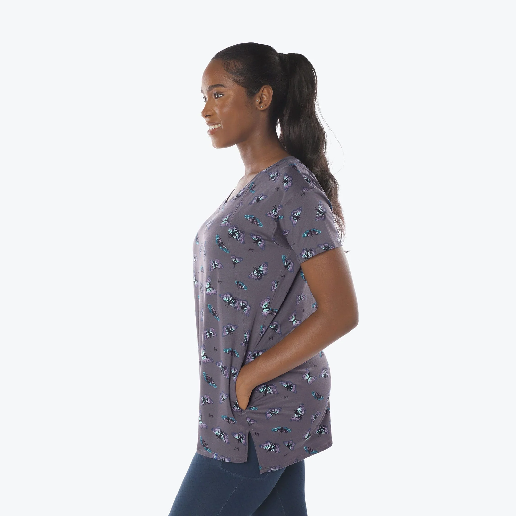 Hopper High Low Tunic Top - Image 57