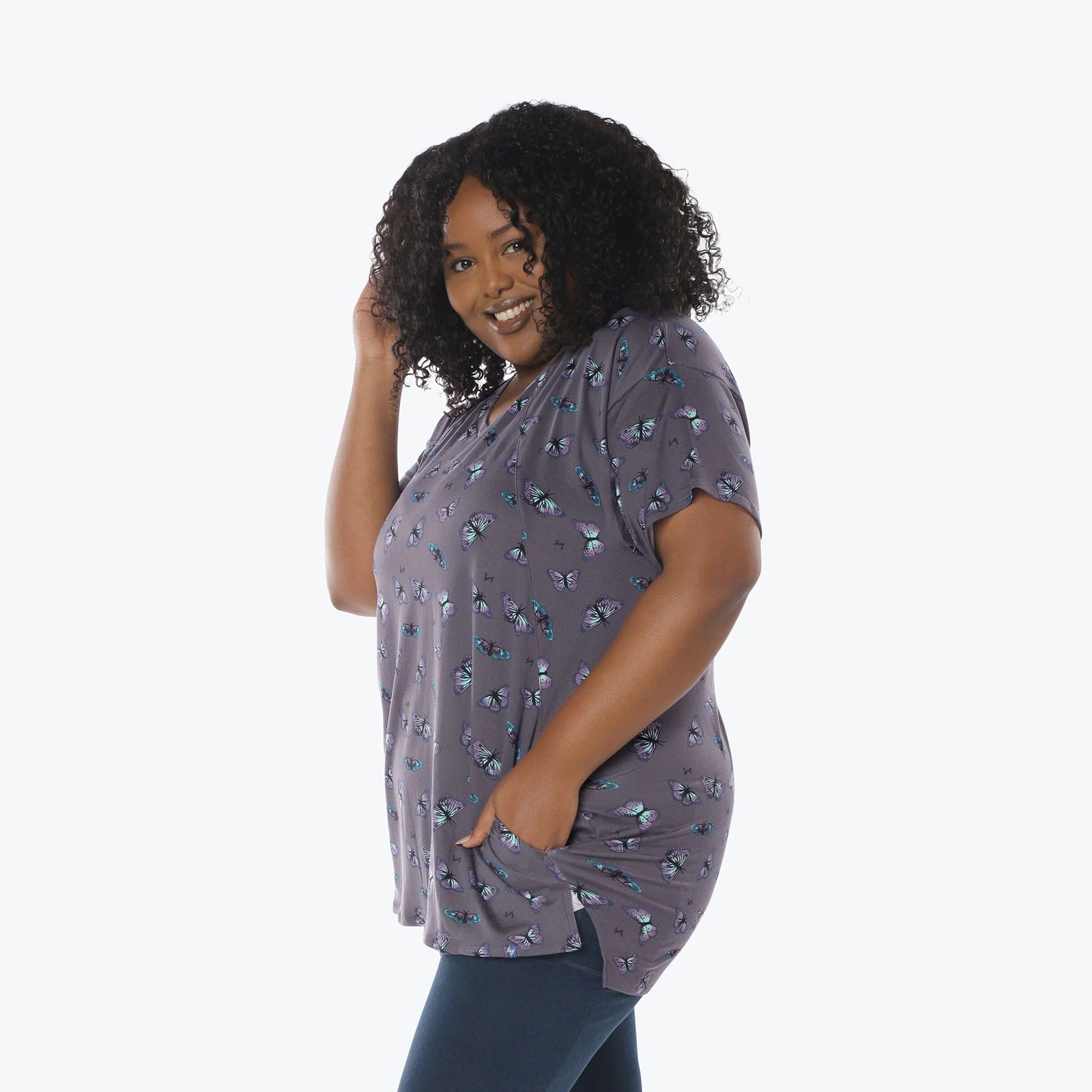 Hopper High Low Tunic Top - Image 64