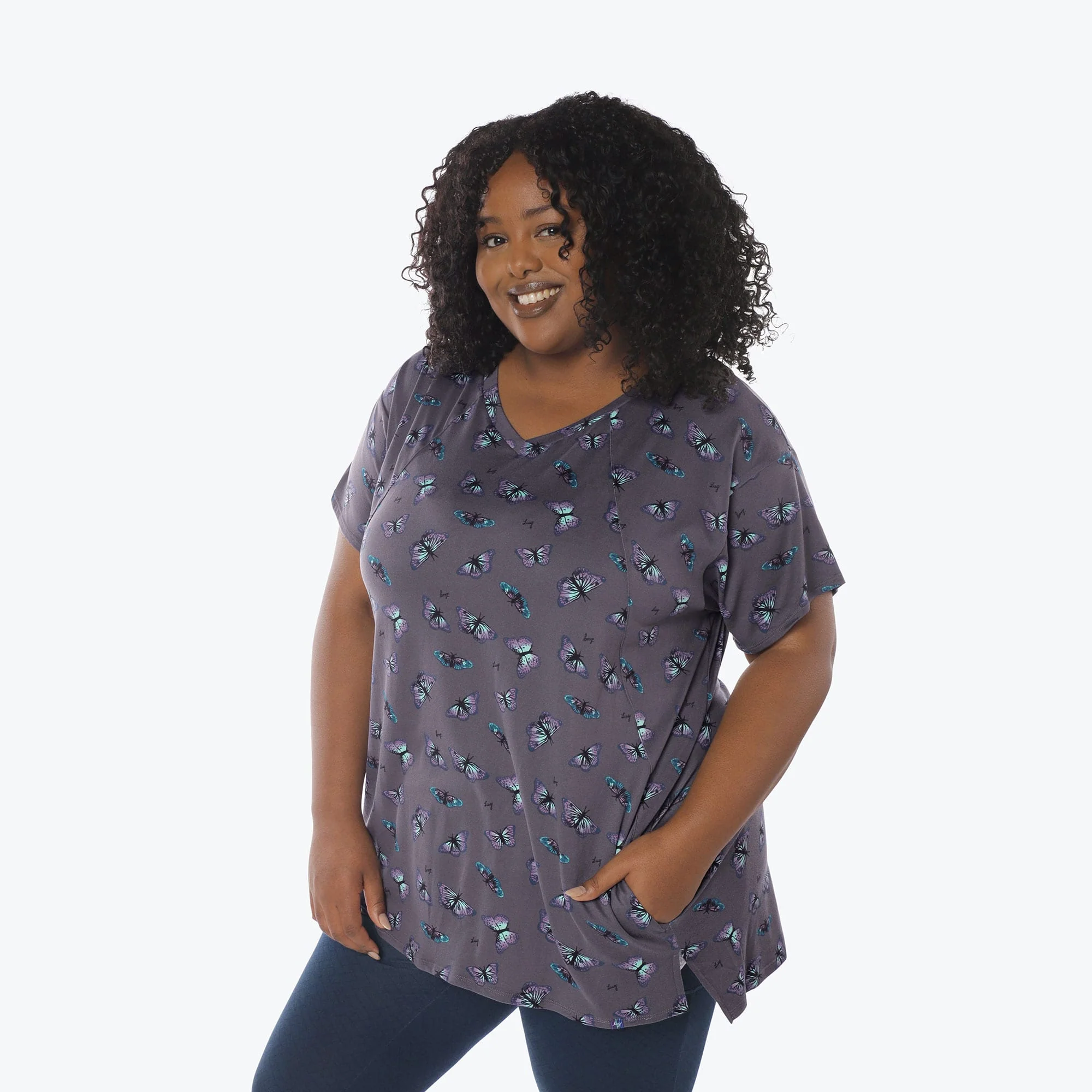 Hopper High Low Tunic Top - Image 65