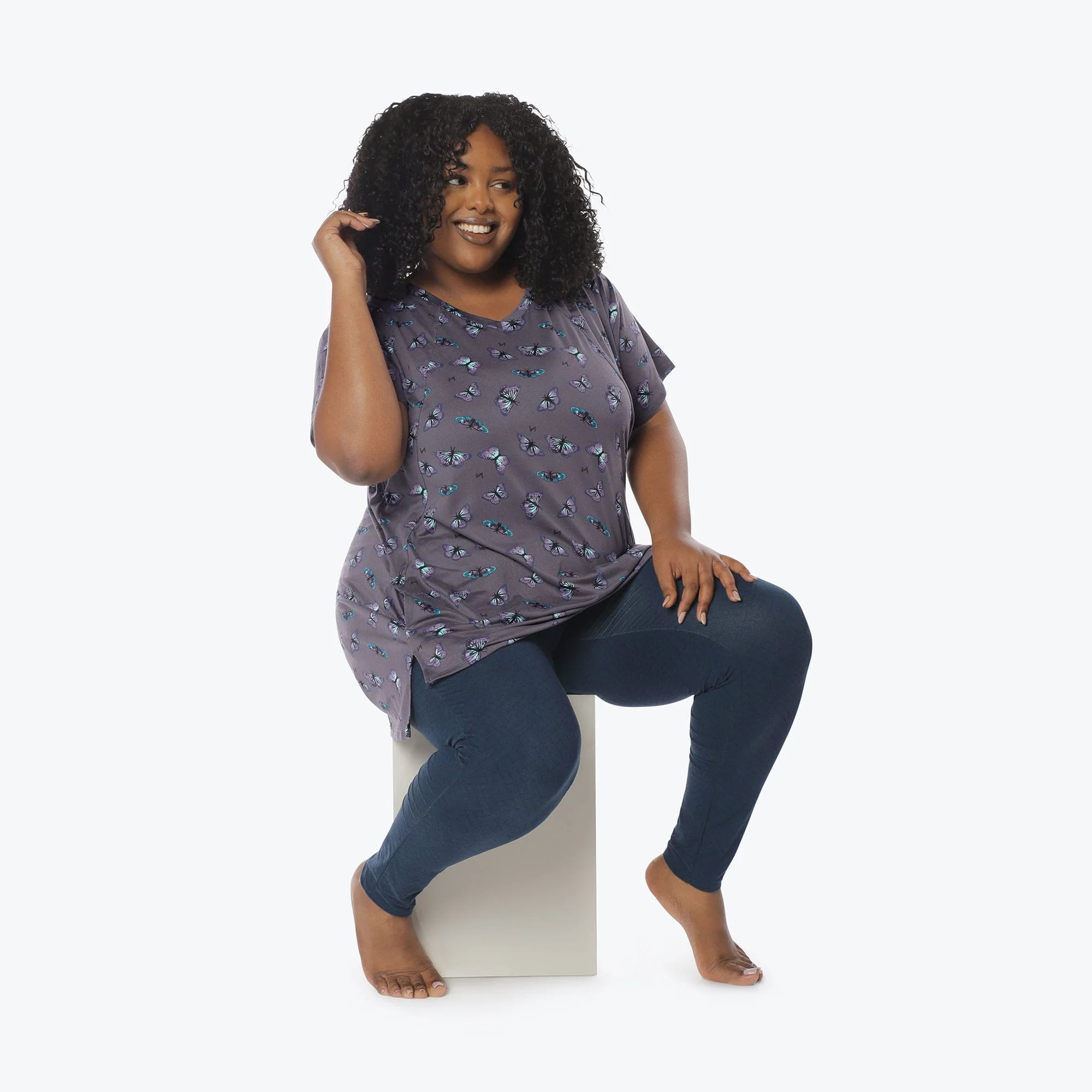 Hopper High Low Tunic Top - Image 68