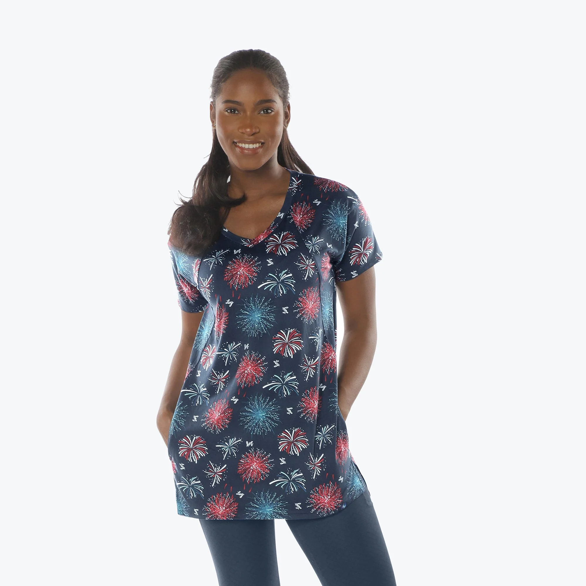 Hopper High Low Tunic Top - Image 69