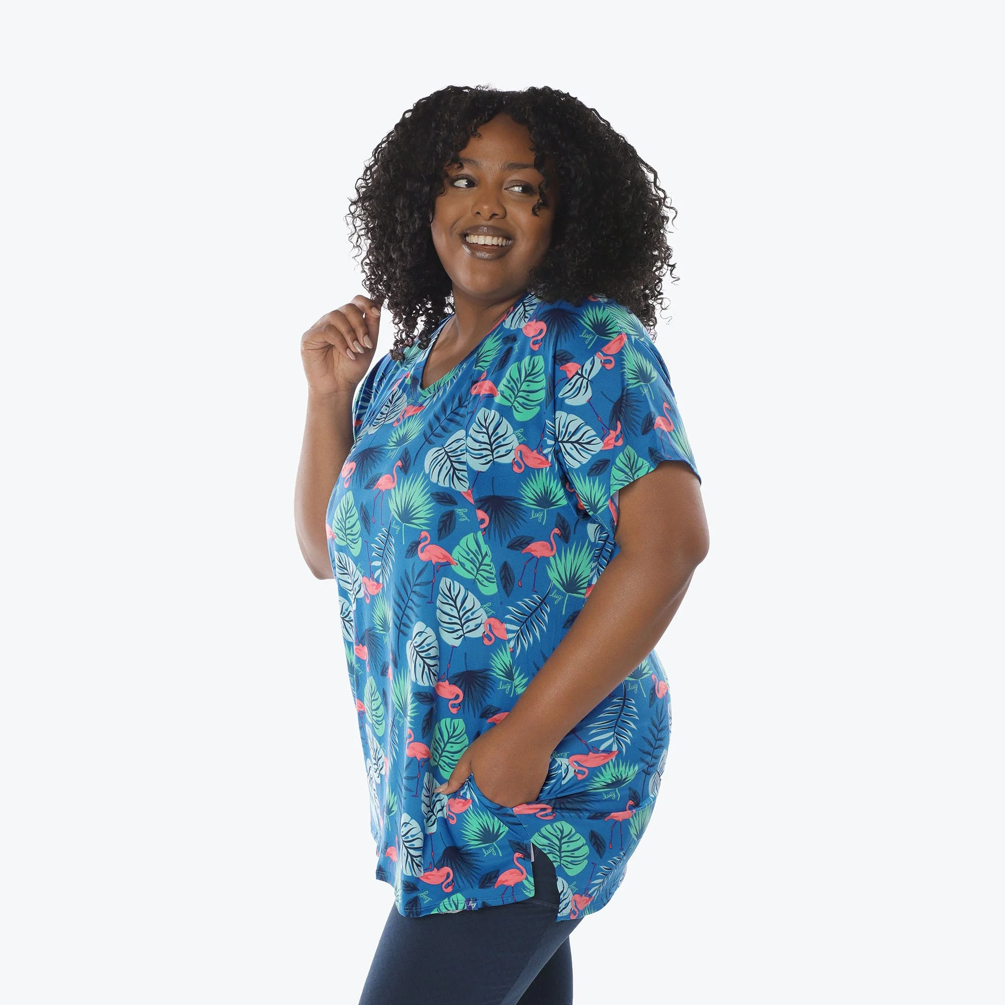 Hopper High Low Tunic Top - Image 92