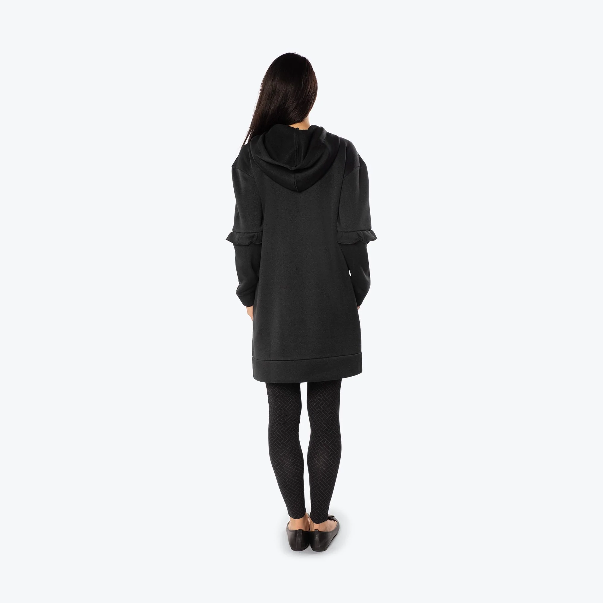 Peekaboo Sweater Fleece Tunic Hoodie - Image 13