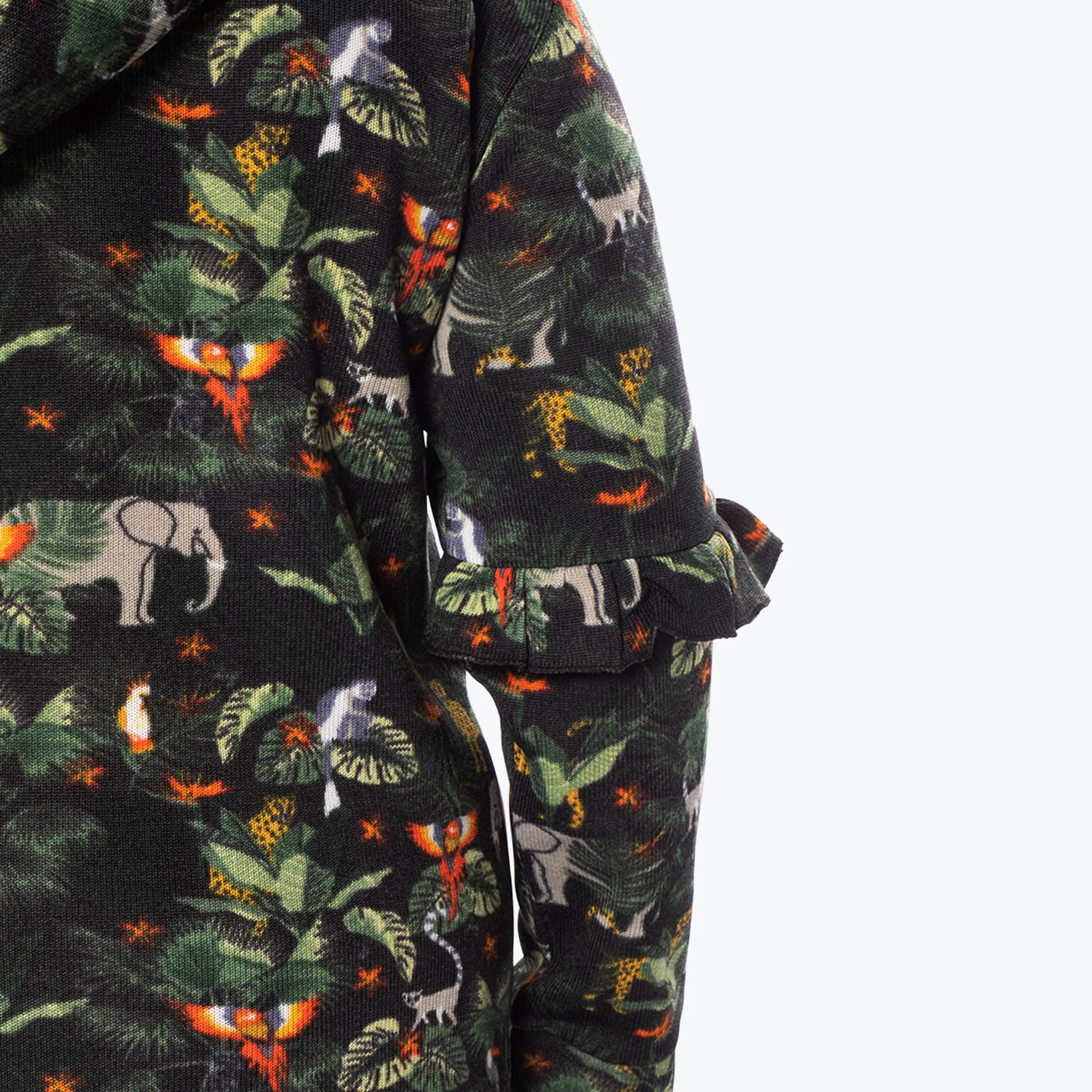 Peekaboo Sweater Fleece Tunic Hoodie - Image 132