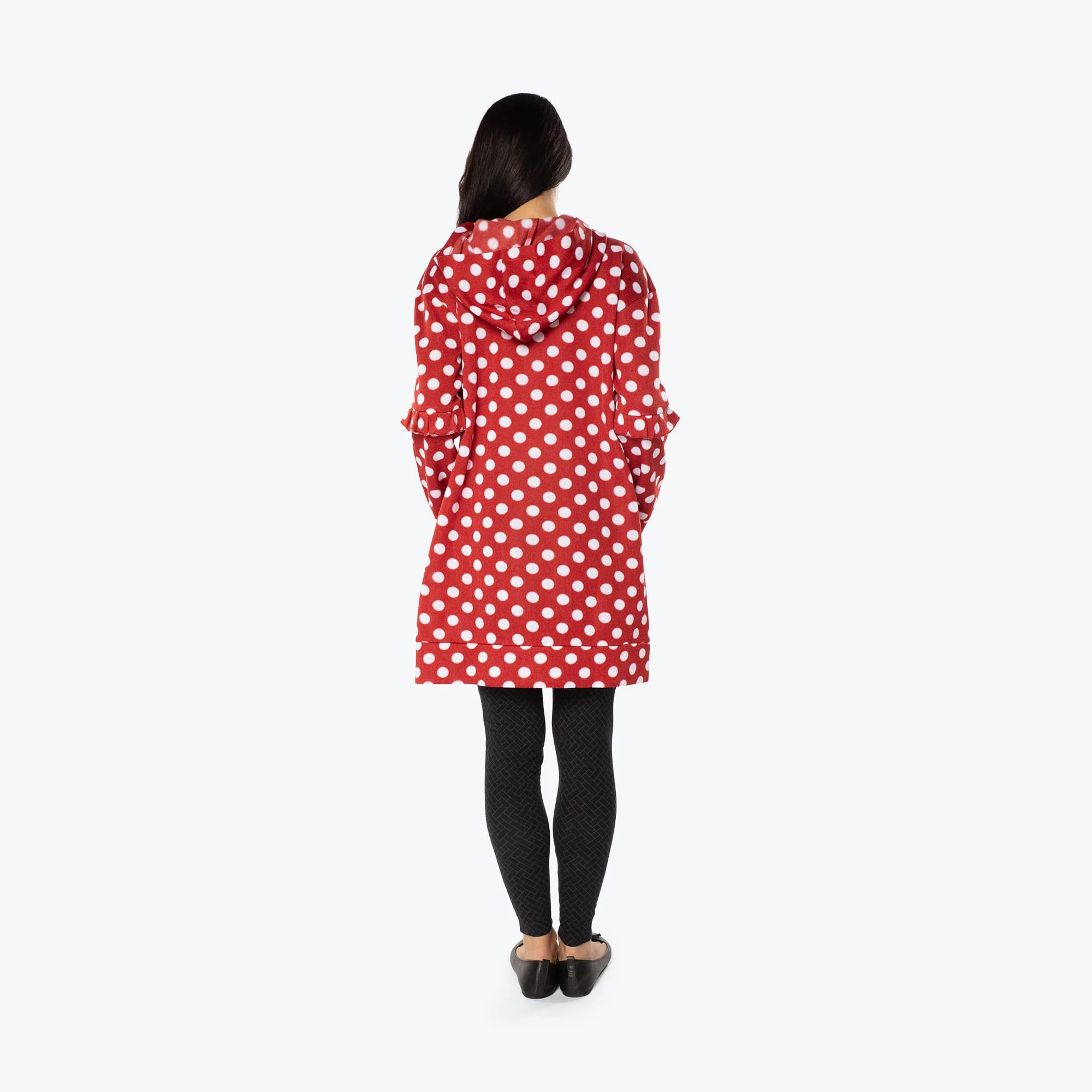 Peekaboo Sweater Fleece Tunic Hoodie - Image 28