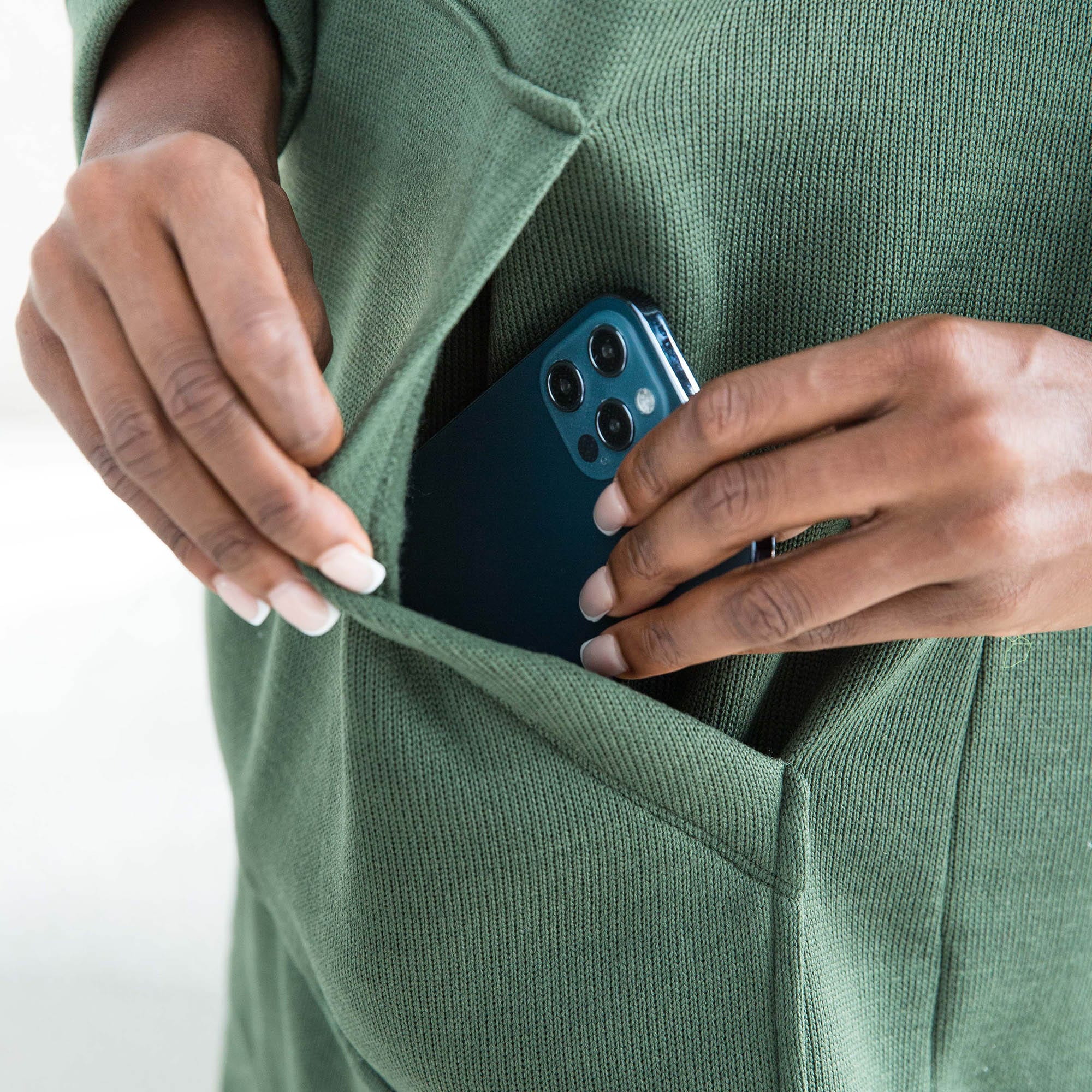 Peekaboo Sweater Fleece Tunic Hoodie - Image 6