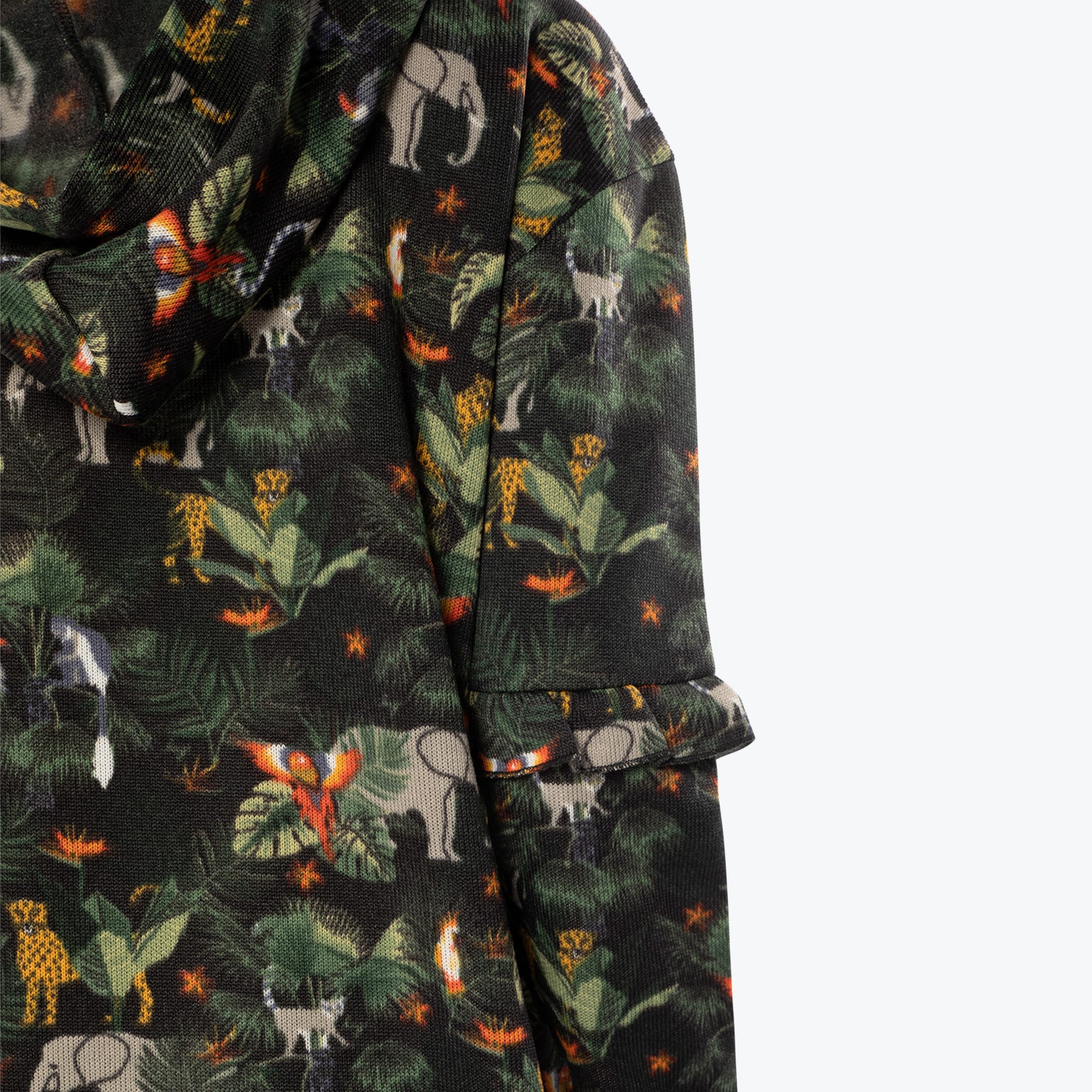 Peekaboo Sweater Fleece Tunic Hoodie - Image 72