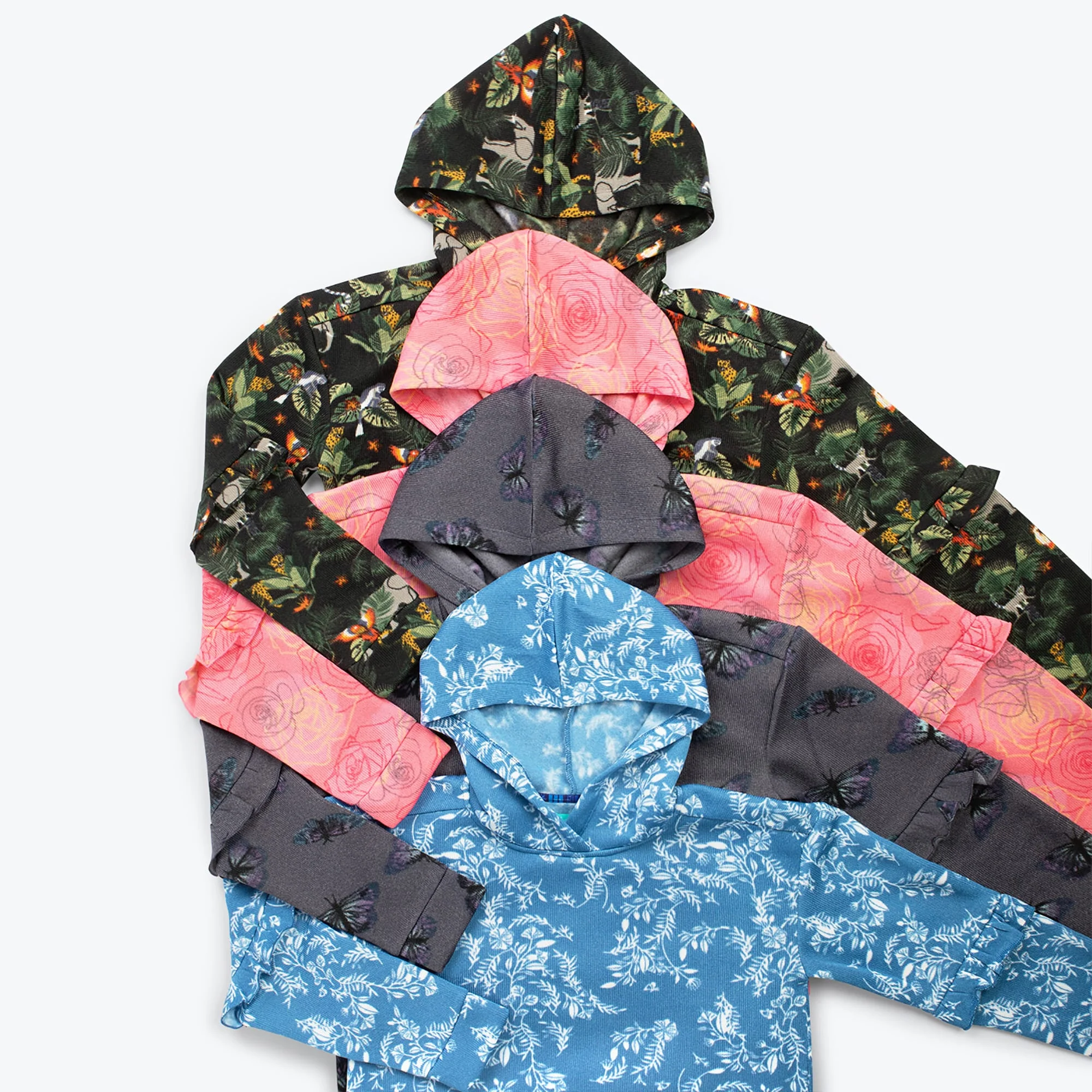 Peekaboo Sweater Fleece Tunic Hoodie - Image 9