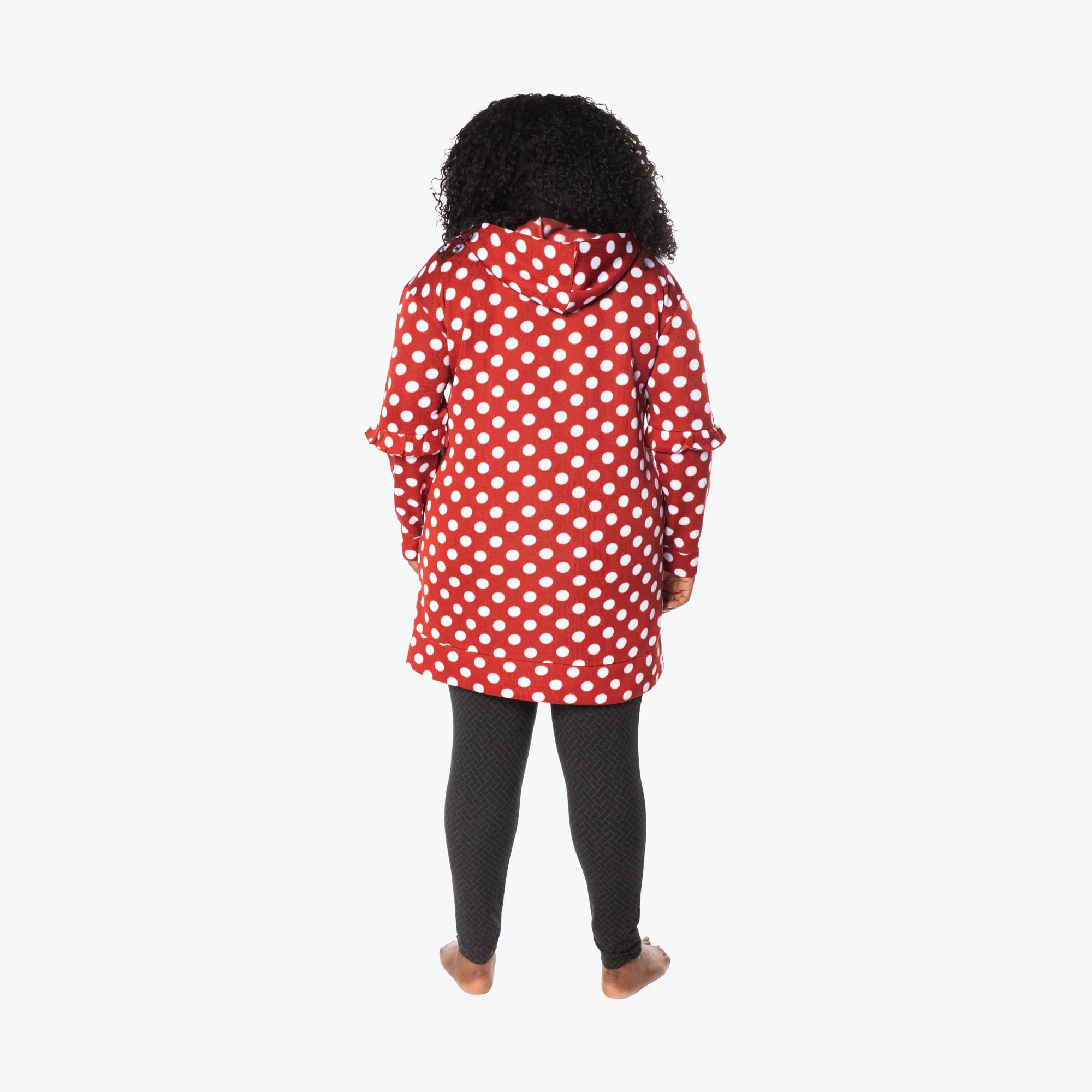 Peekaboo Sweater Fleece Tunic Hoodie - Image 91
