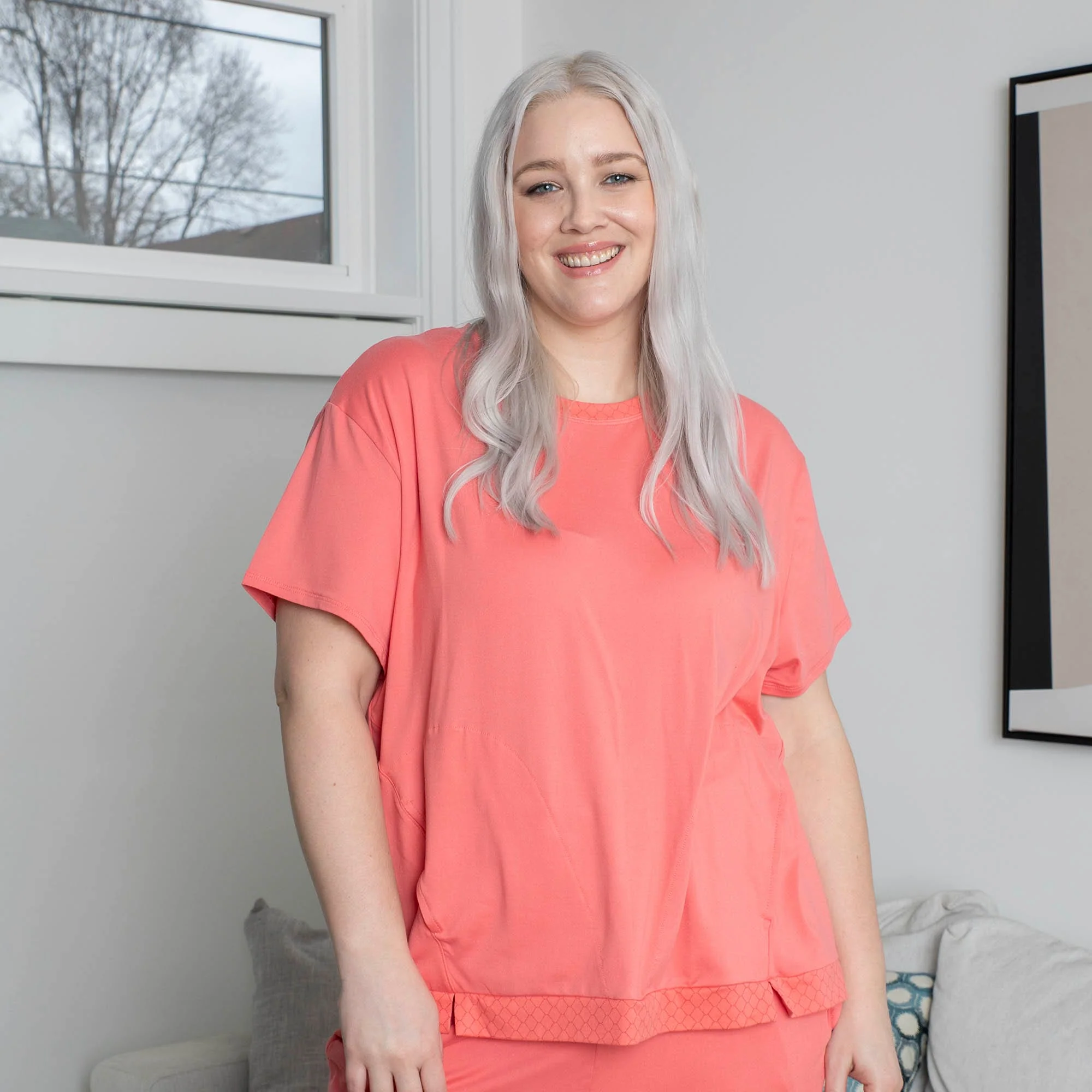 Scoop Short Sleeve Top - Image 8