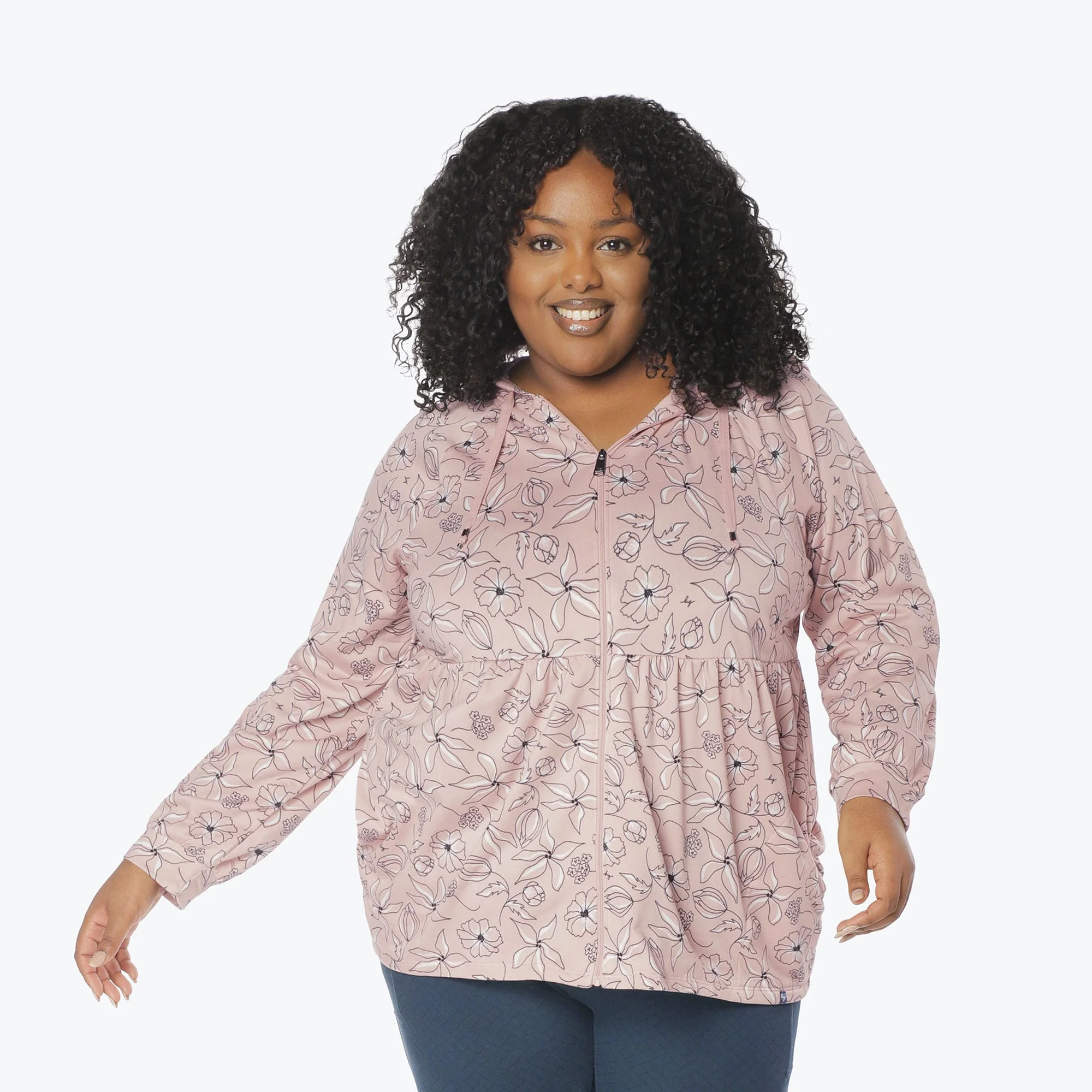 Shimmy Brushed Jersey Zip Up - Image 101