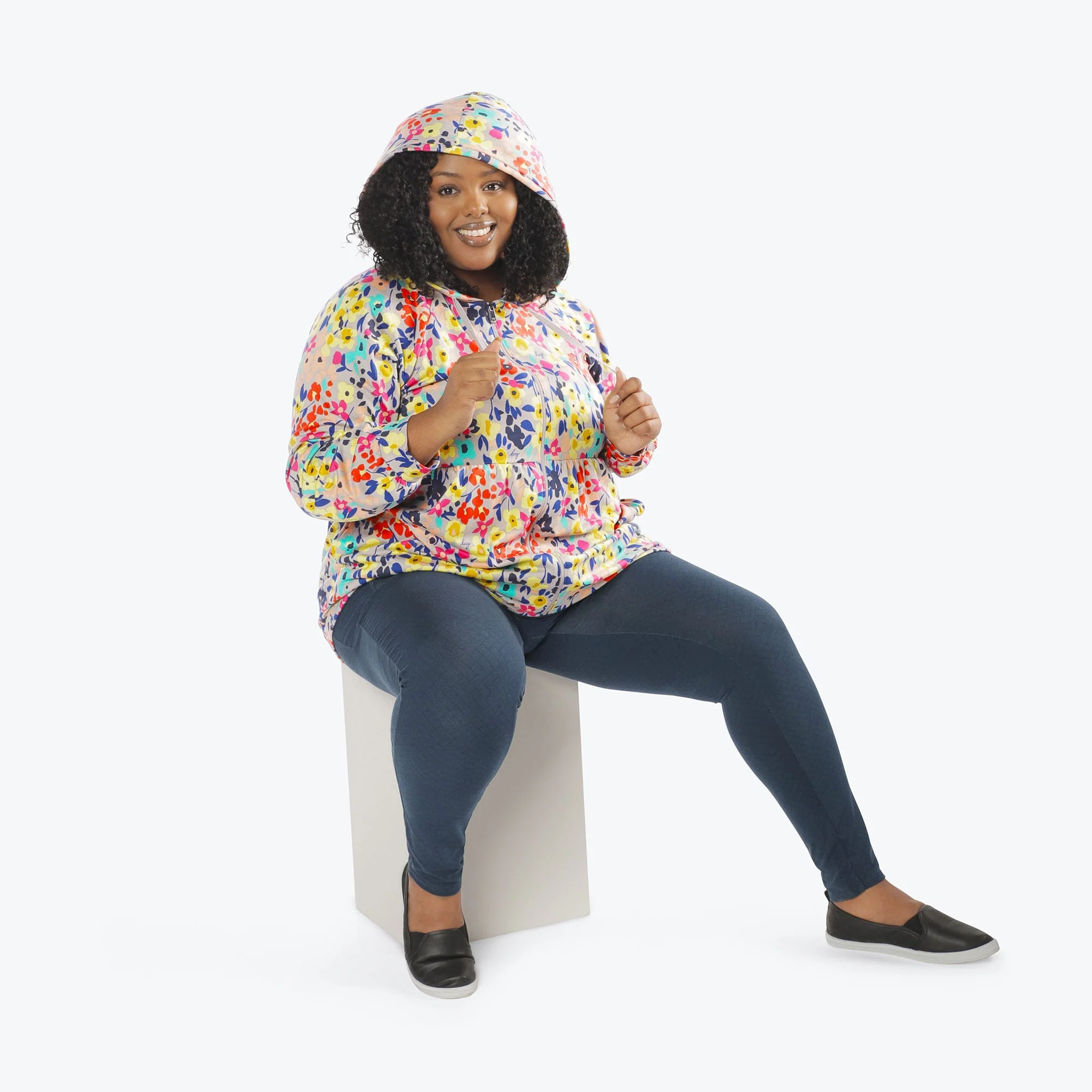 Shimmy Brushed Jersey Zip Up - Image 117