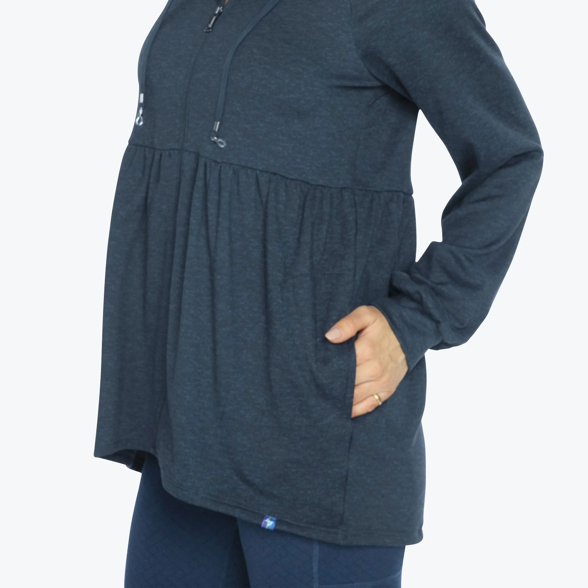 Shimmy Brushed Jersey Zip Up - Image 123