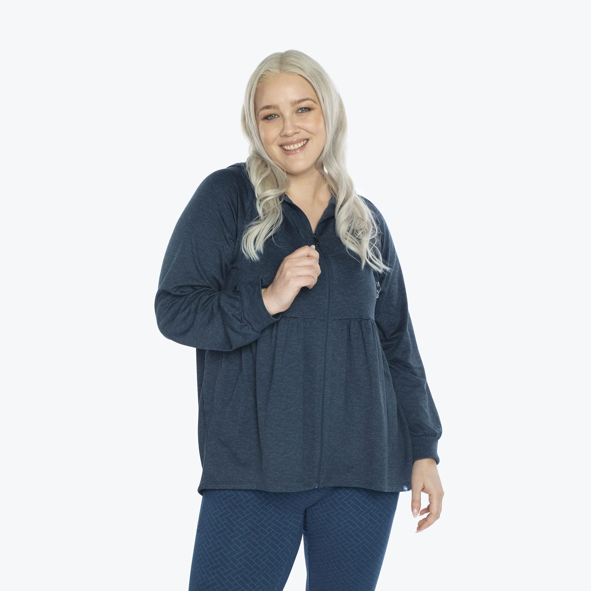Shimmy Brushed Jersey Zip Up - Image 125