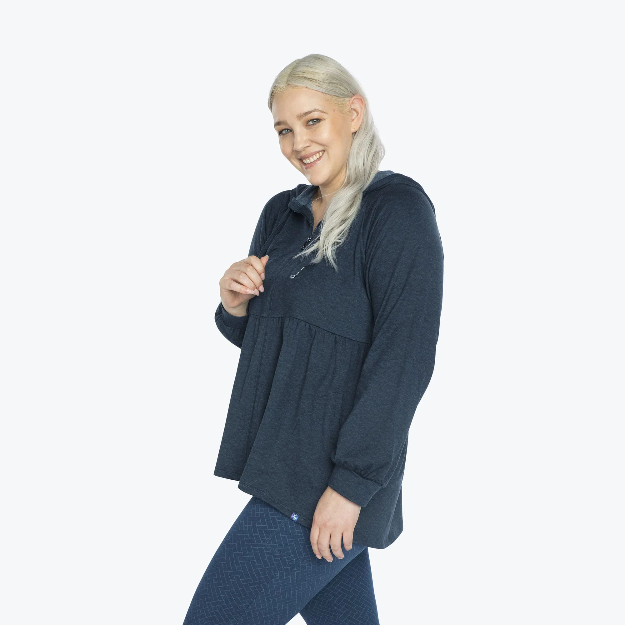 Shimmy Brushed Jersey Zip Up - Image 127