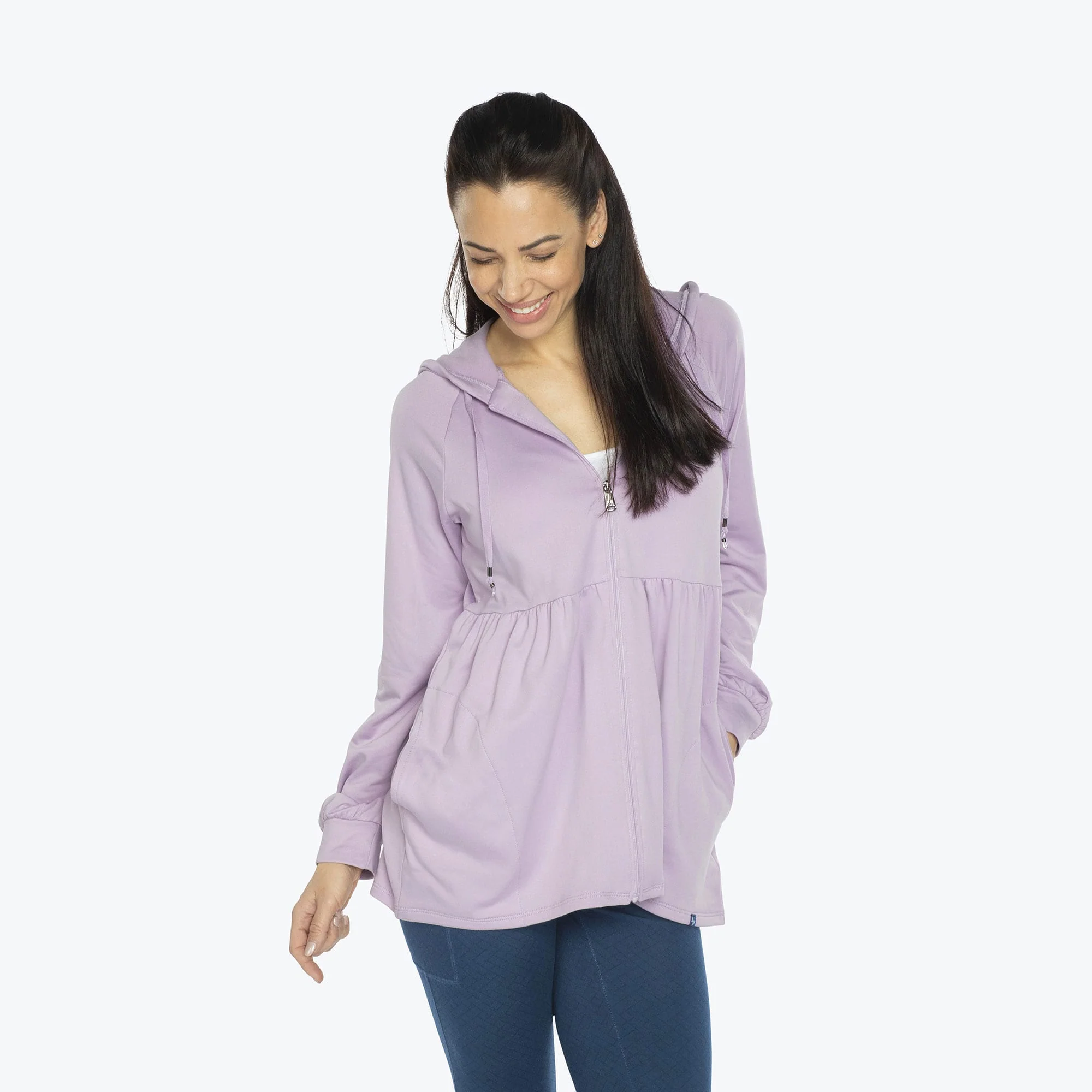 Shimmy Brushed Jersey Zip Up - Image 130