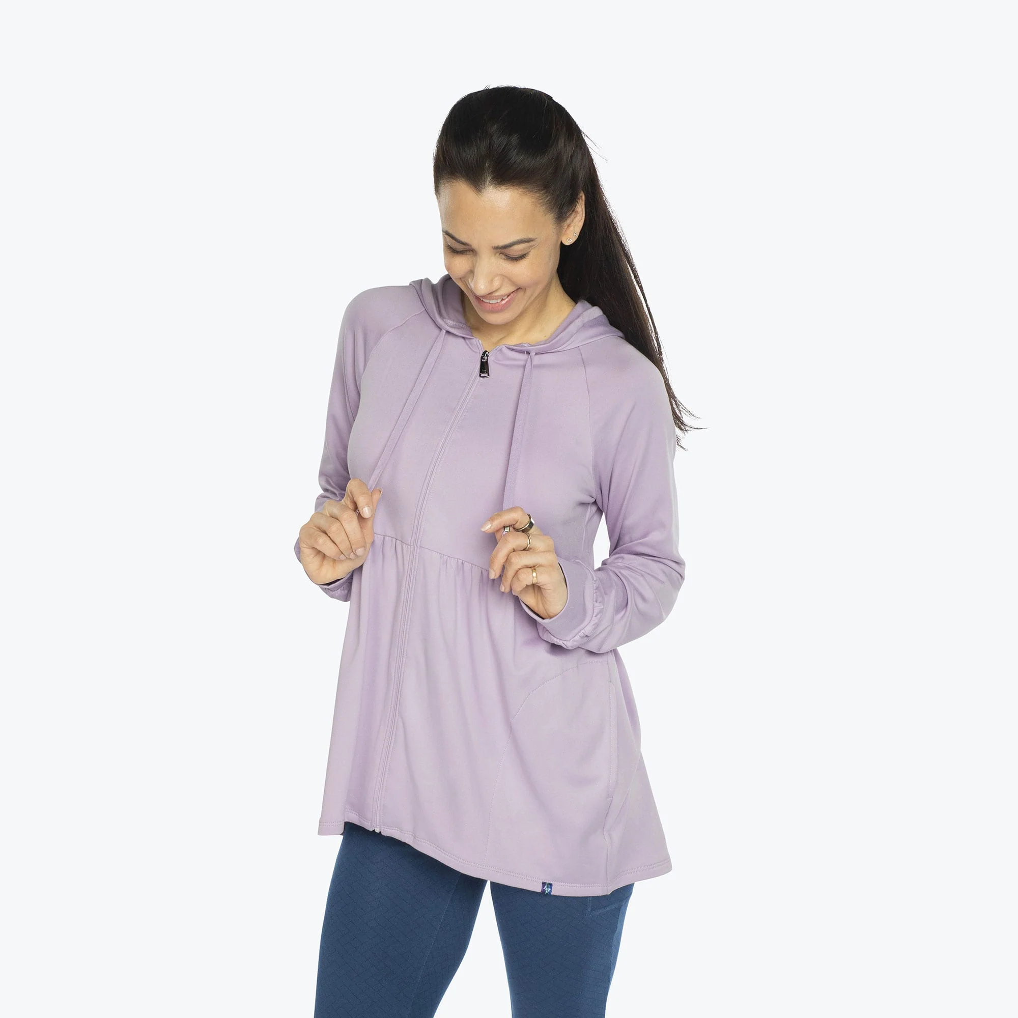 Shimmy Brushed Jersey Zip Up - Image 132