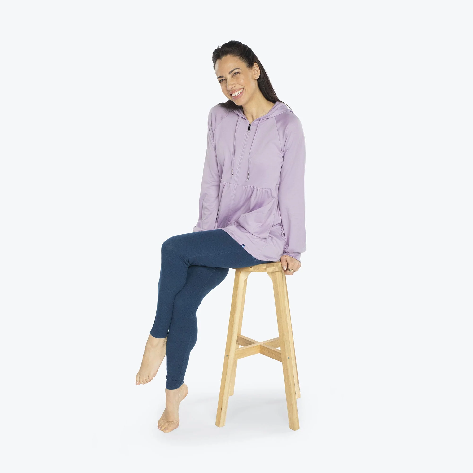 Shimmy Brushed Jersey Zip Up - Image 133