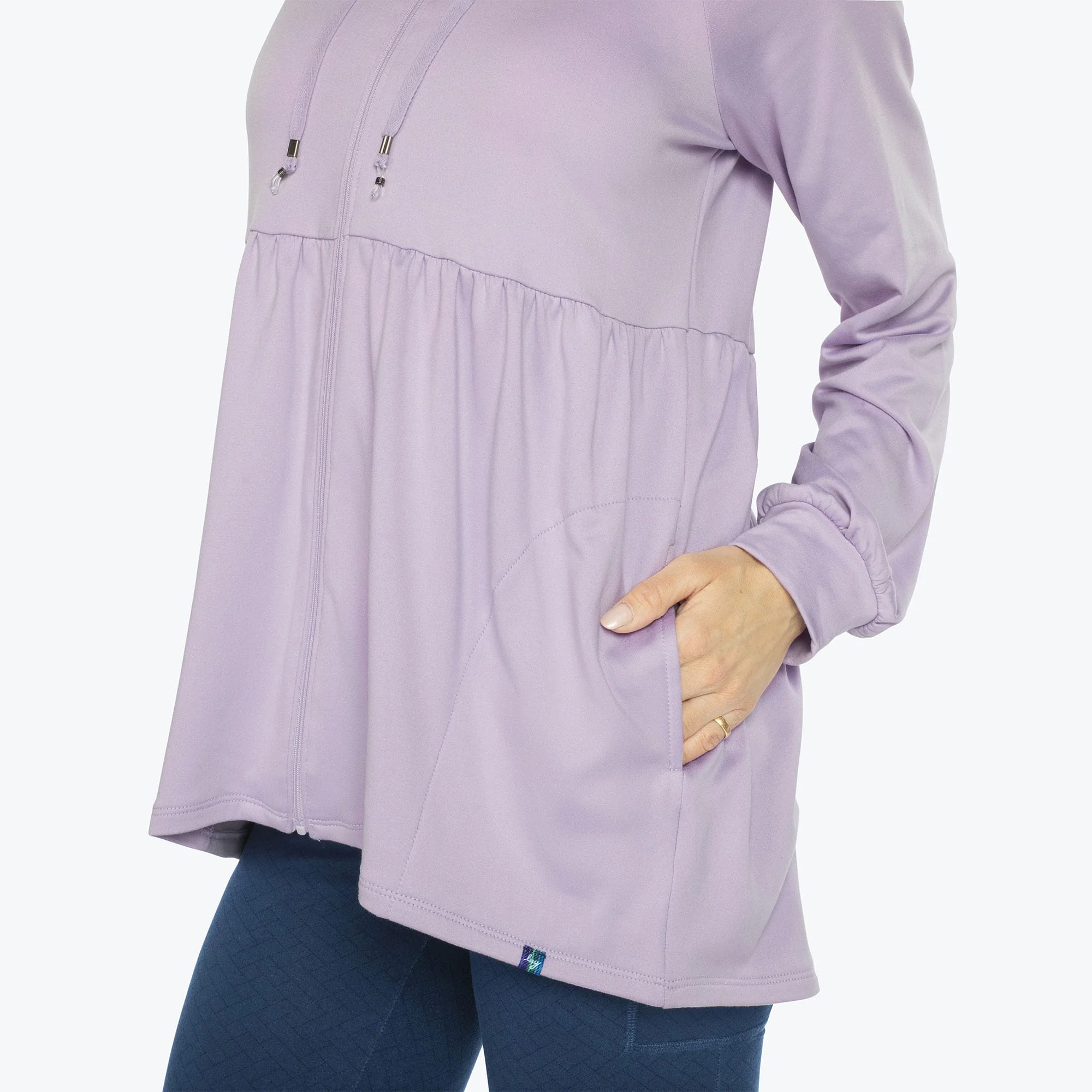 Shimmy Brushed Jersey Zip Up - Image 134