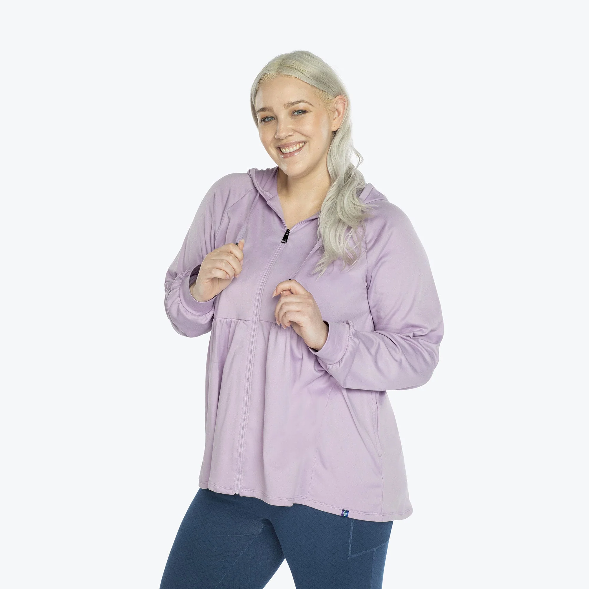 Shimmy Brushed Jersey Zip Up - Image 139
