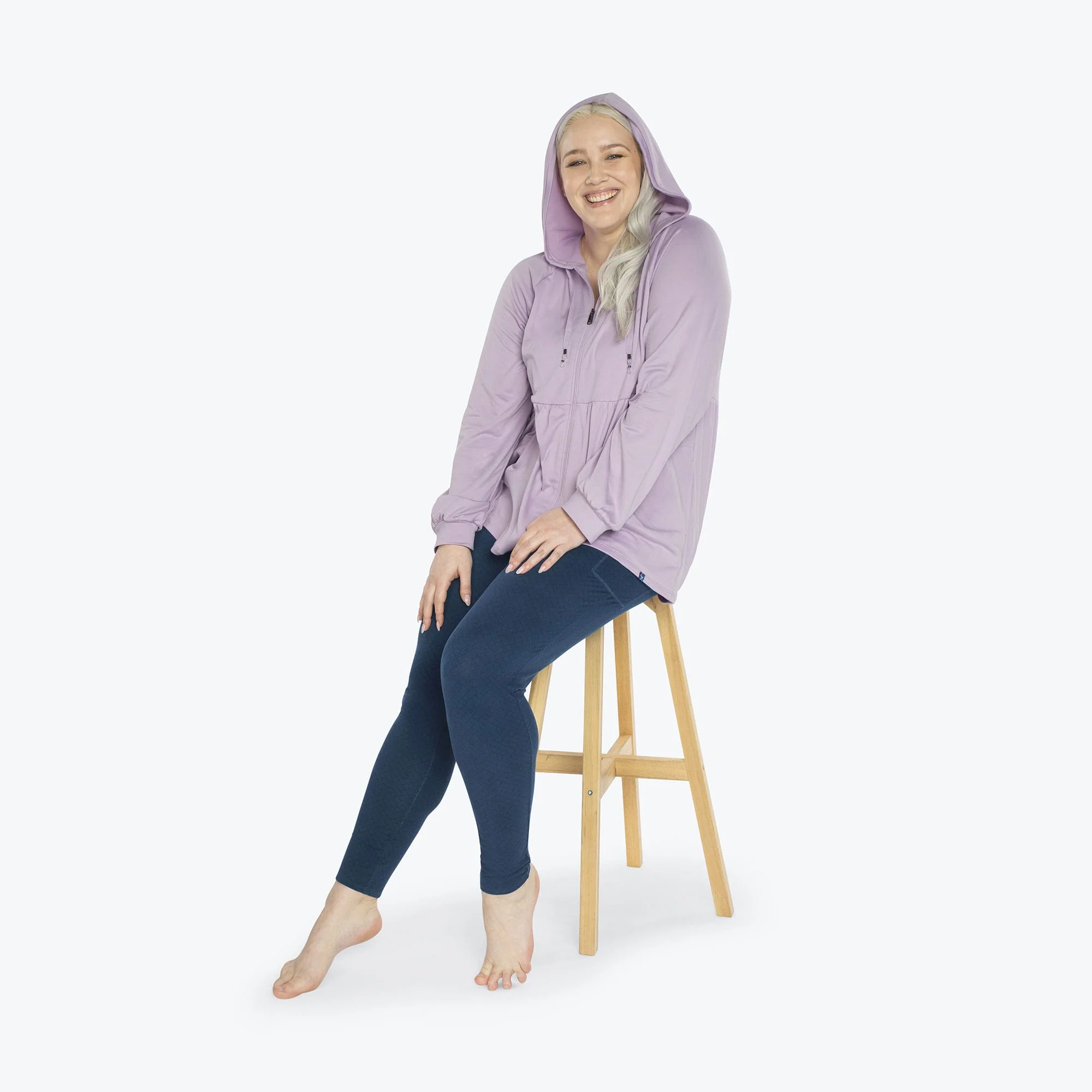 Shimmy Brushed Jersey Zip Up - Image 140