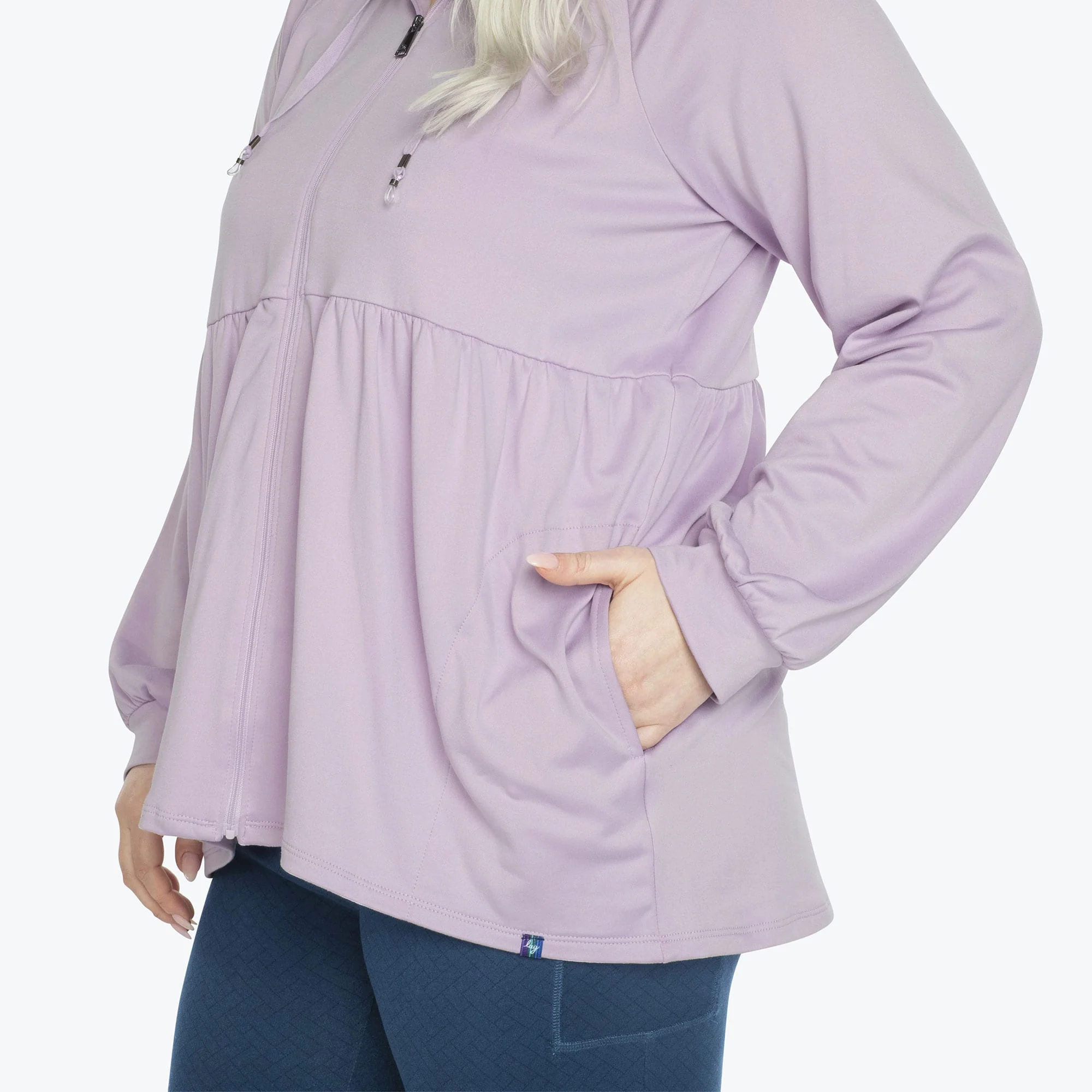 Shimmy Brushed Jersey Zip Up - Image 141