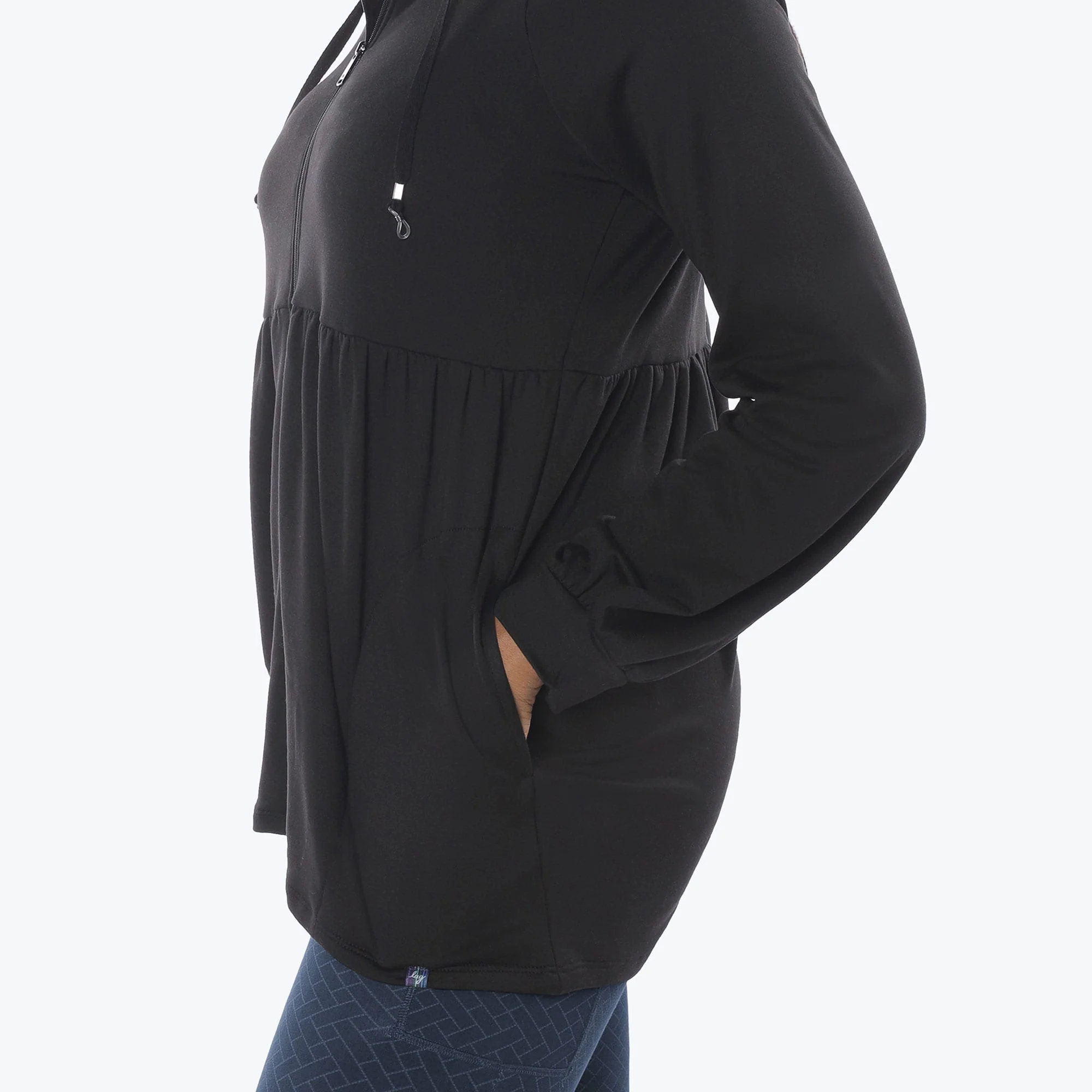Shimmy Brushed Jersey Zip Up - Image 15