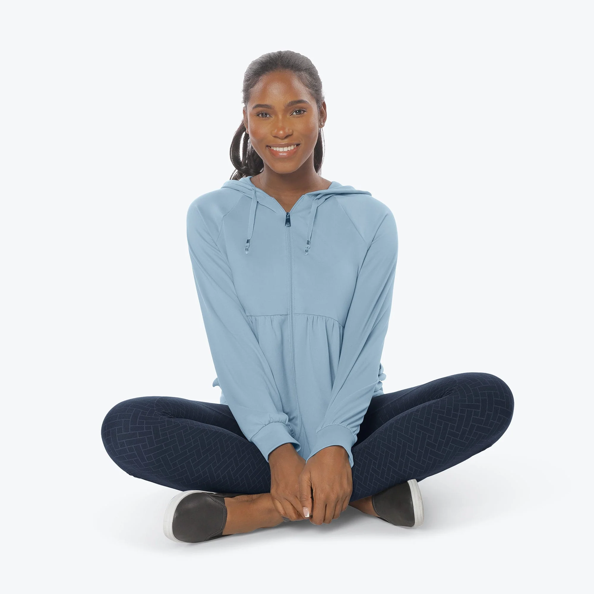 Shimmy Brushed Jersey Zip Up - Image 28