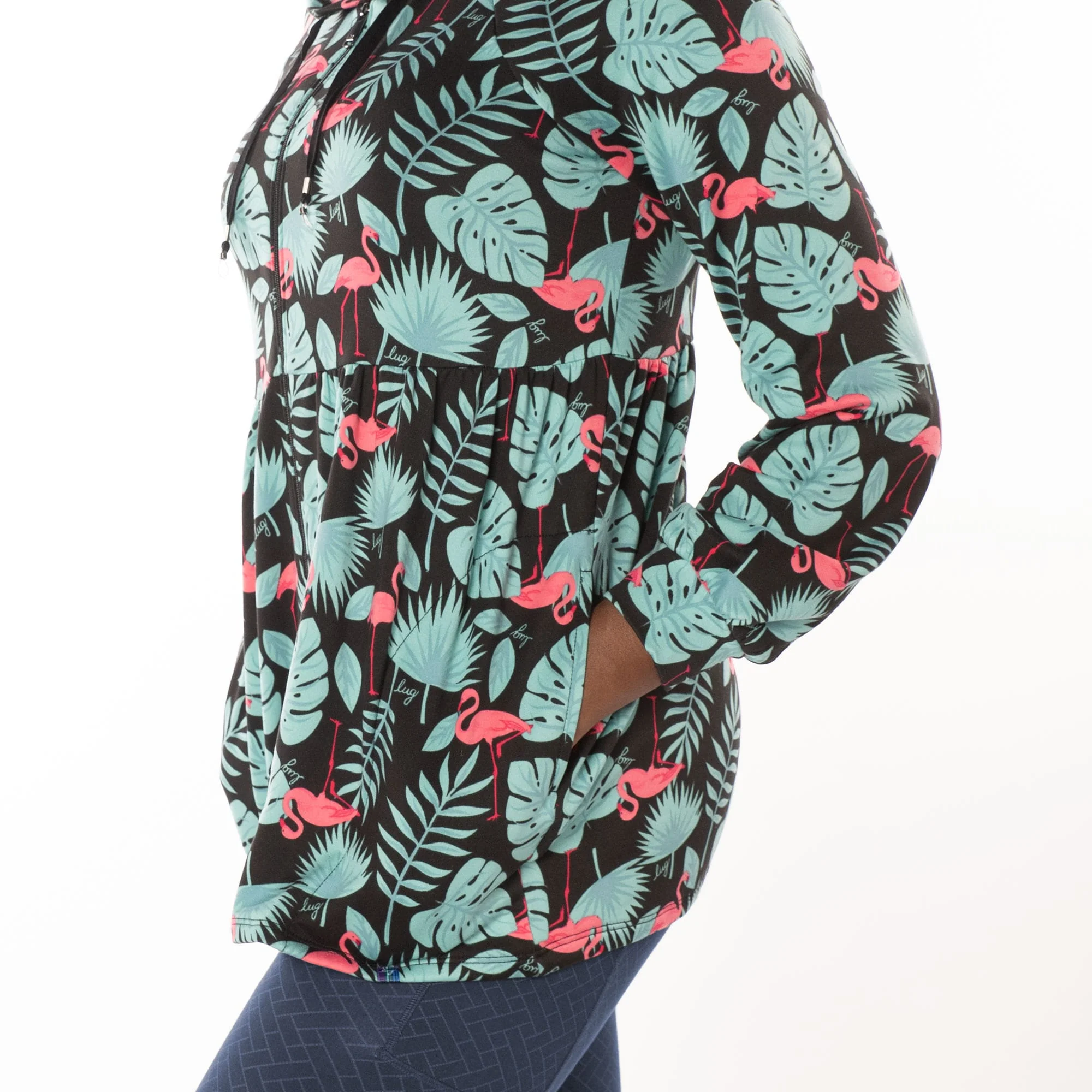 Shimmy Brushed Jersey Zip Up - Image 51