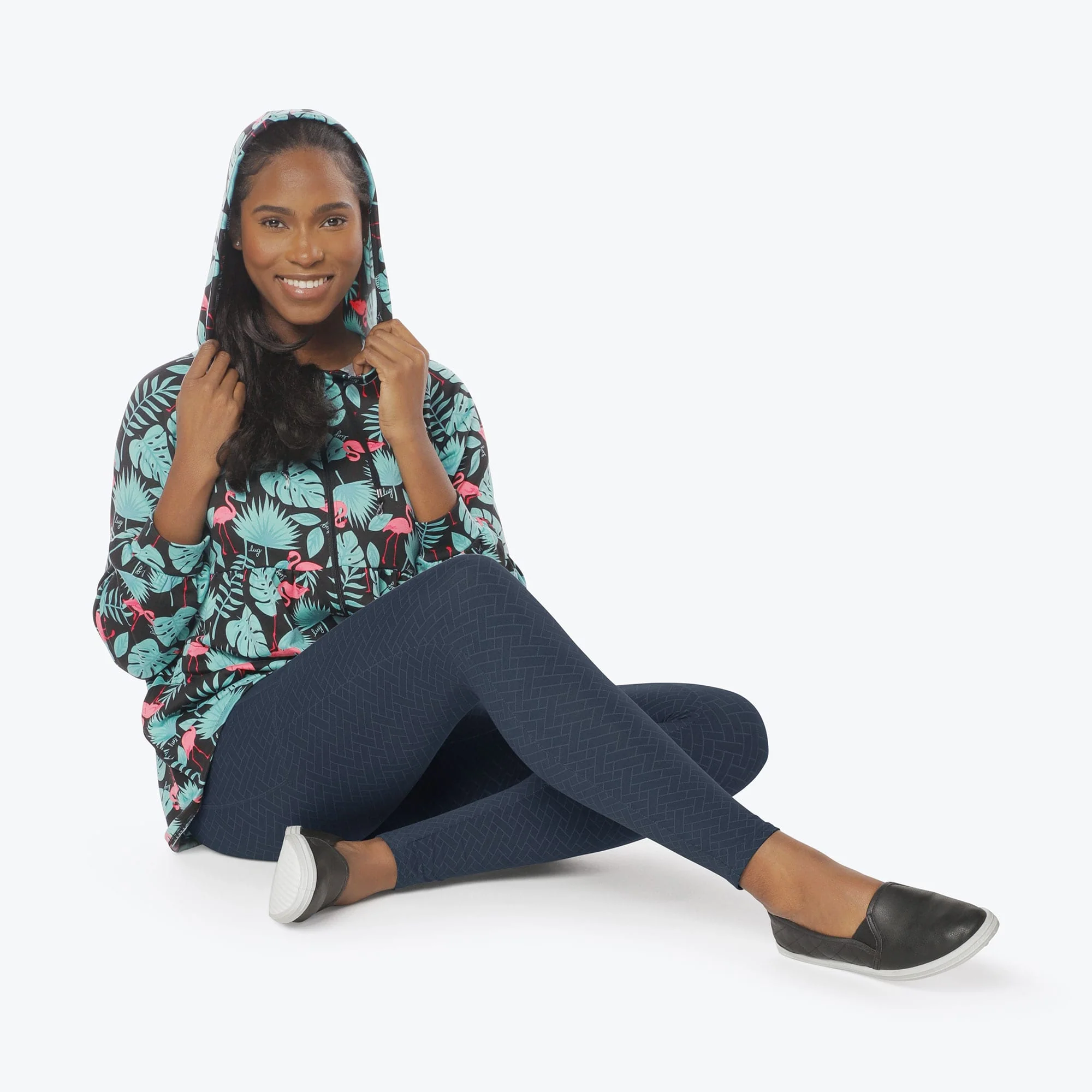 Shimmy Brushed Jersey Zip Up - Image 52