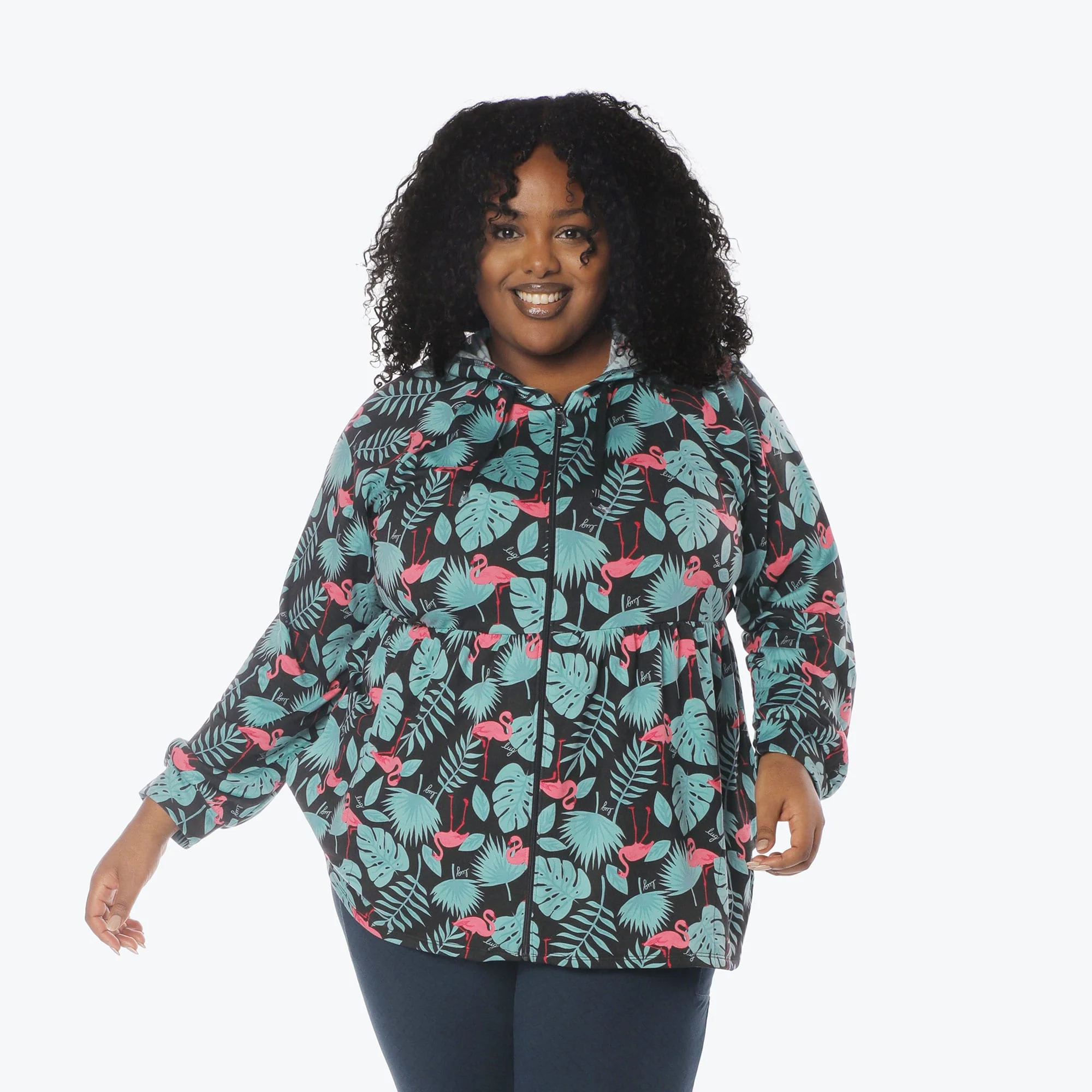 Shimmy Brushed Jersey Zip Up - Image 54