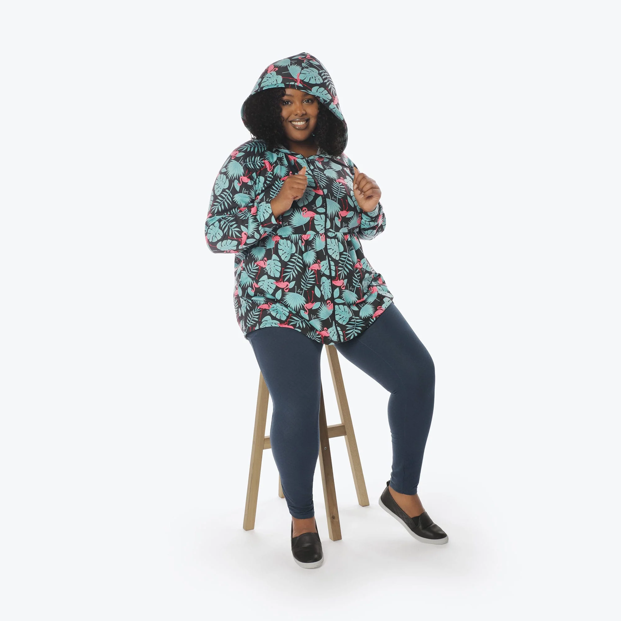 Shimmy Brushed Jersey Zip Up - Image 58